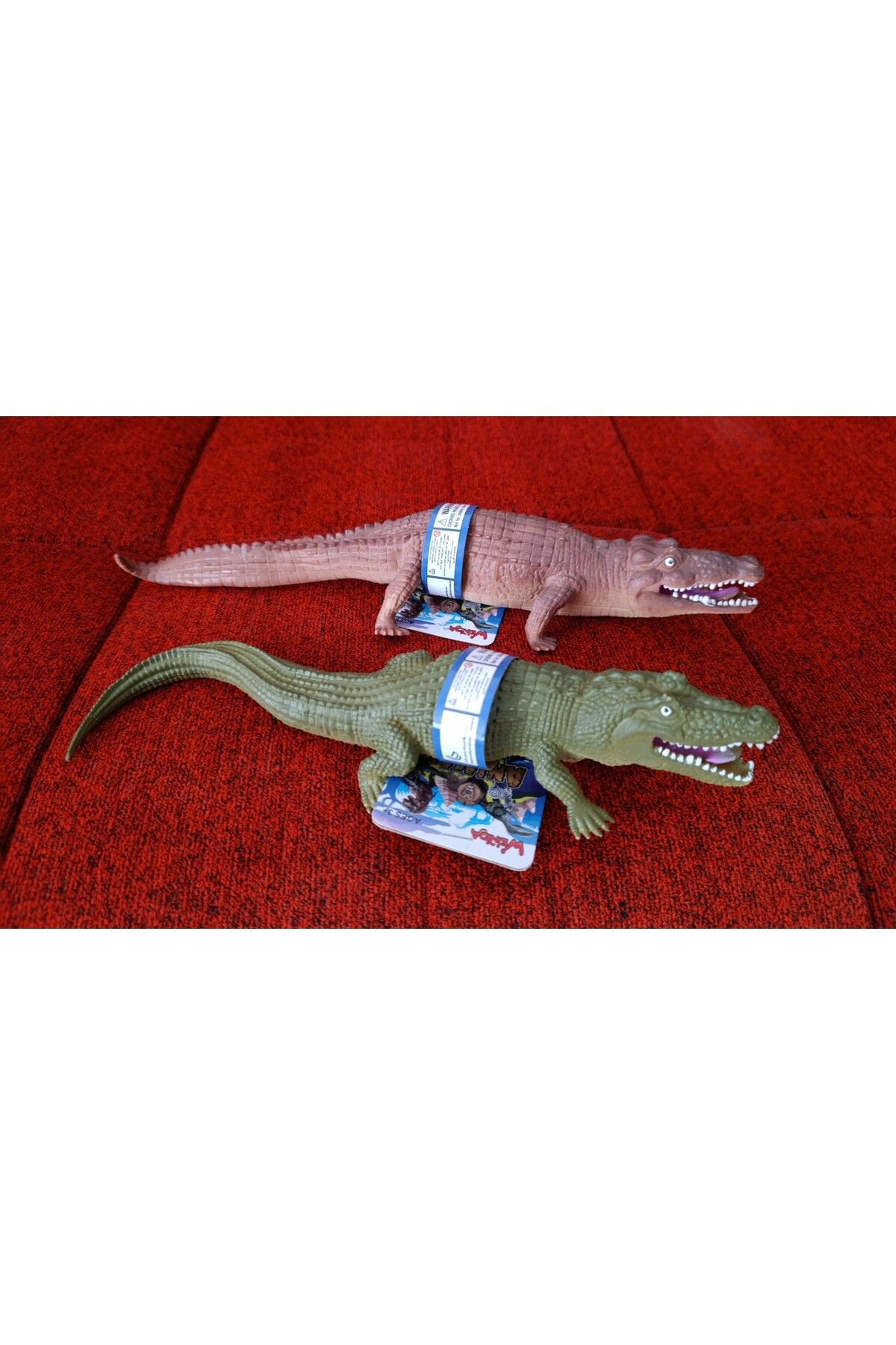 Brother Toys Oyuncak Timsah 2 Adet 25 Cm Boyunda Kaliteli Malzeme Gerçekçi Görünüm
