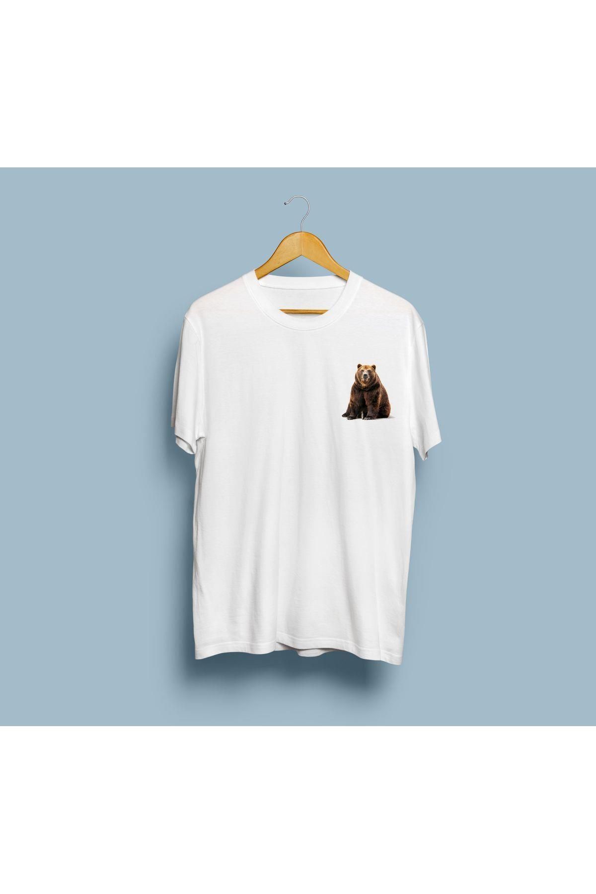 bahriyeli.jpeg Oversize Boz Ayı Cep tasarım unisex T-shirt