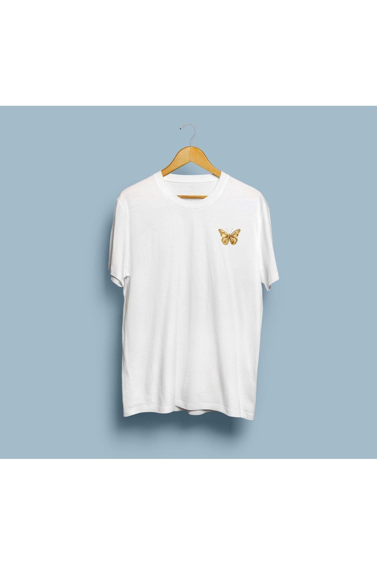 bahriyeli.jpeg Oversize Kelebek Butterfly Cep tasarım unisex T-shirt