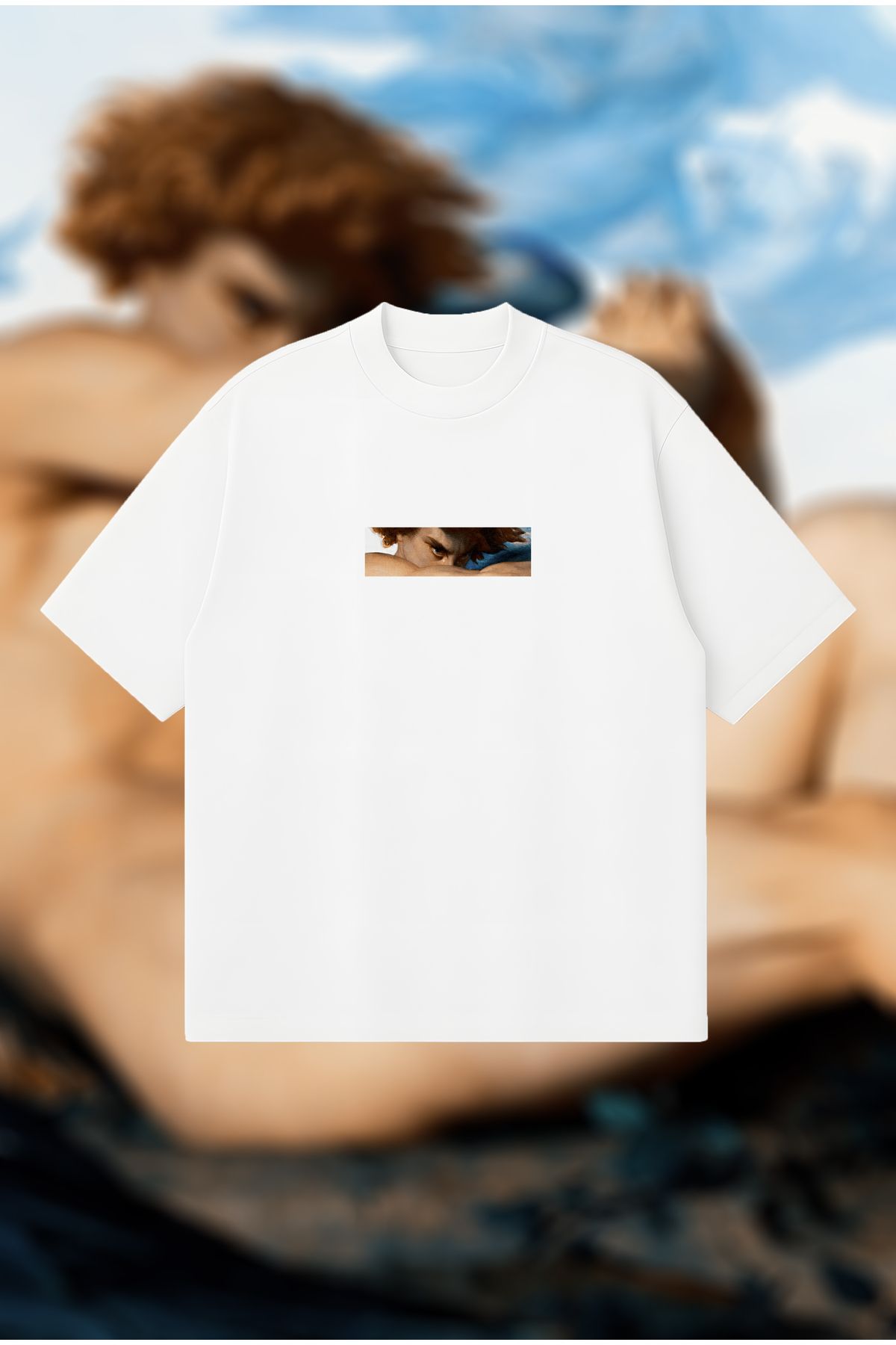 PURE POWER Fallen Angel Boxy Fit Oversize Unisex Tshirt – Baskılı Tişört | Streetwear