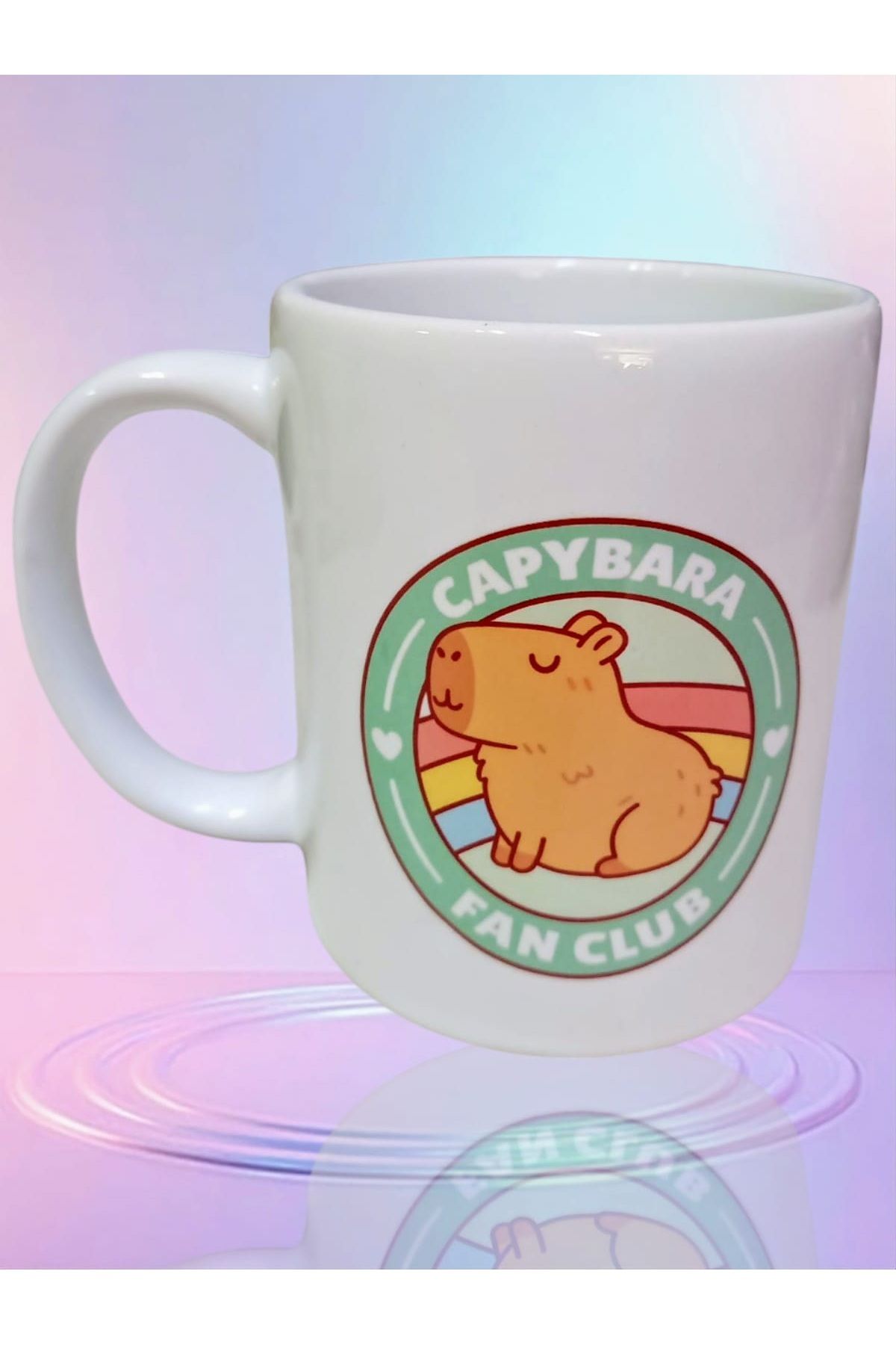 izmir yazici servis Lisanslı Capybara 330 Ml Kupa Mug Latte Fincanı 1 Adet Hediyelik Kapibara