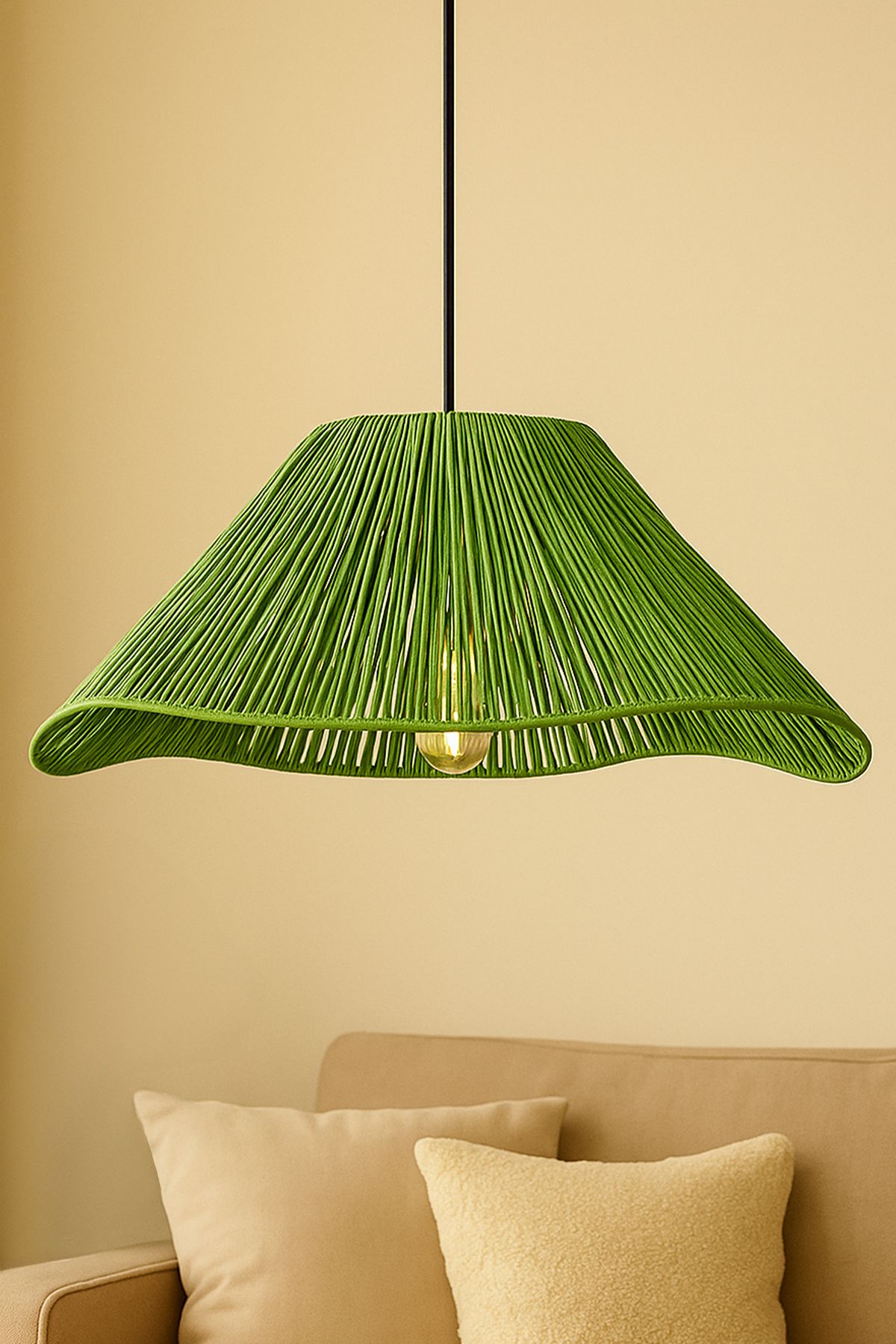 Hmydesign GreenFav Handmade Tekli Sarkıt Avize