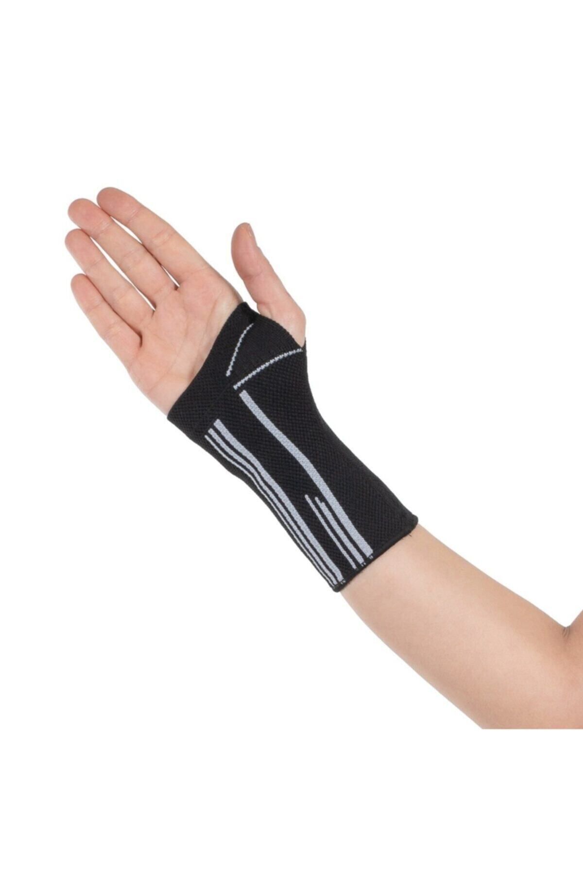 SerenityHaven Sportif Elastik Örme El Bilekliği - Beden: XL (W331-XL)