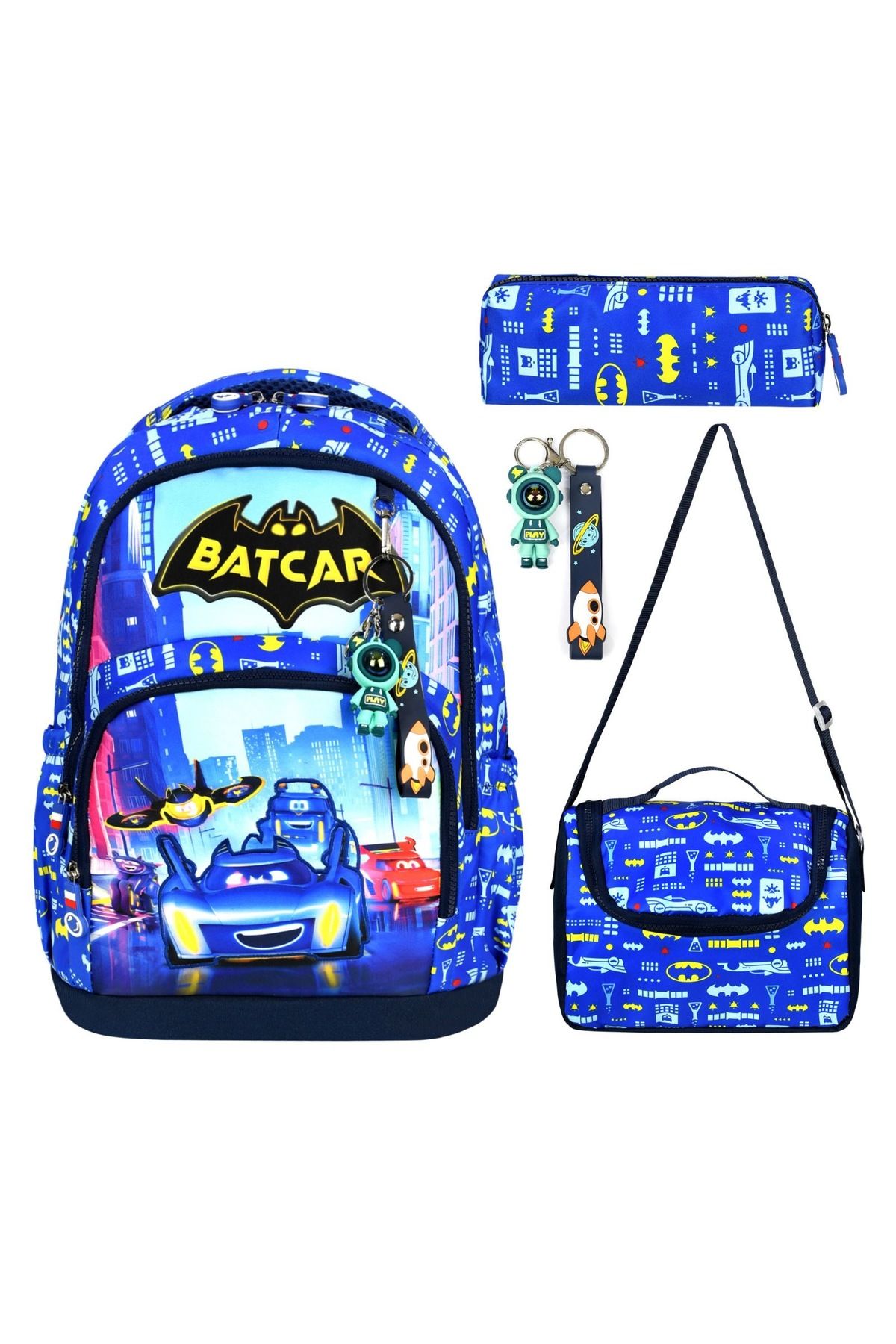 My Easy Shop Okul Çantası 3’Lü SET Çanta-Beslenme-Kalemlik Anahtarlık Hediyeli