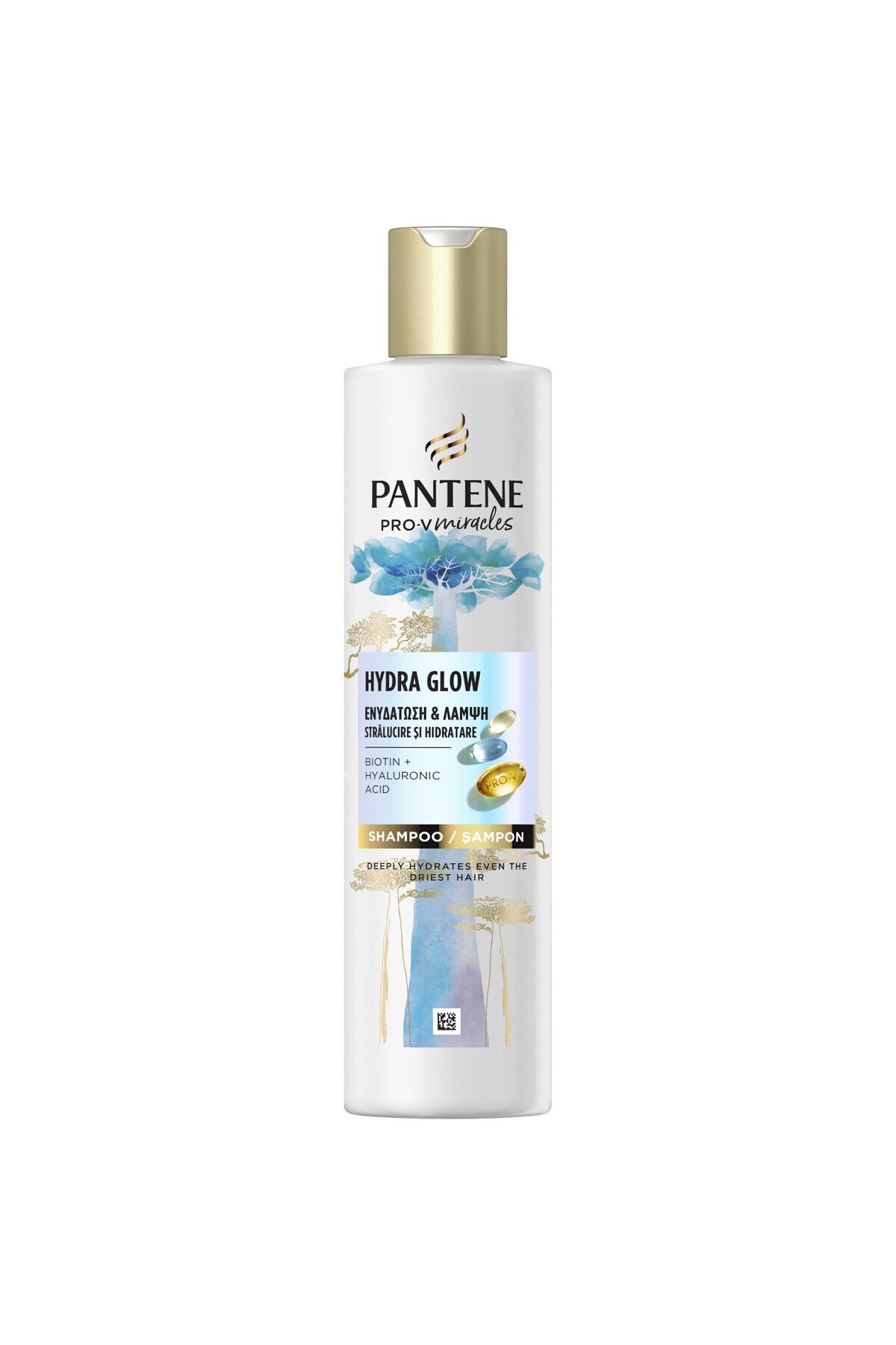 Pantene Sampon Pantene Pro-v Miracles Hydra Glow Cu Biotina, Pentru Par Uscat Si Deshidratat, 250 Ml Femeie - One Size