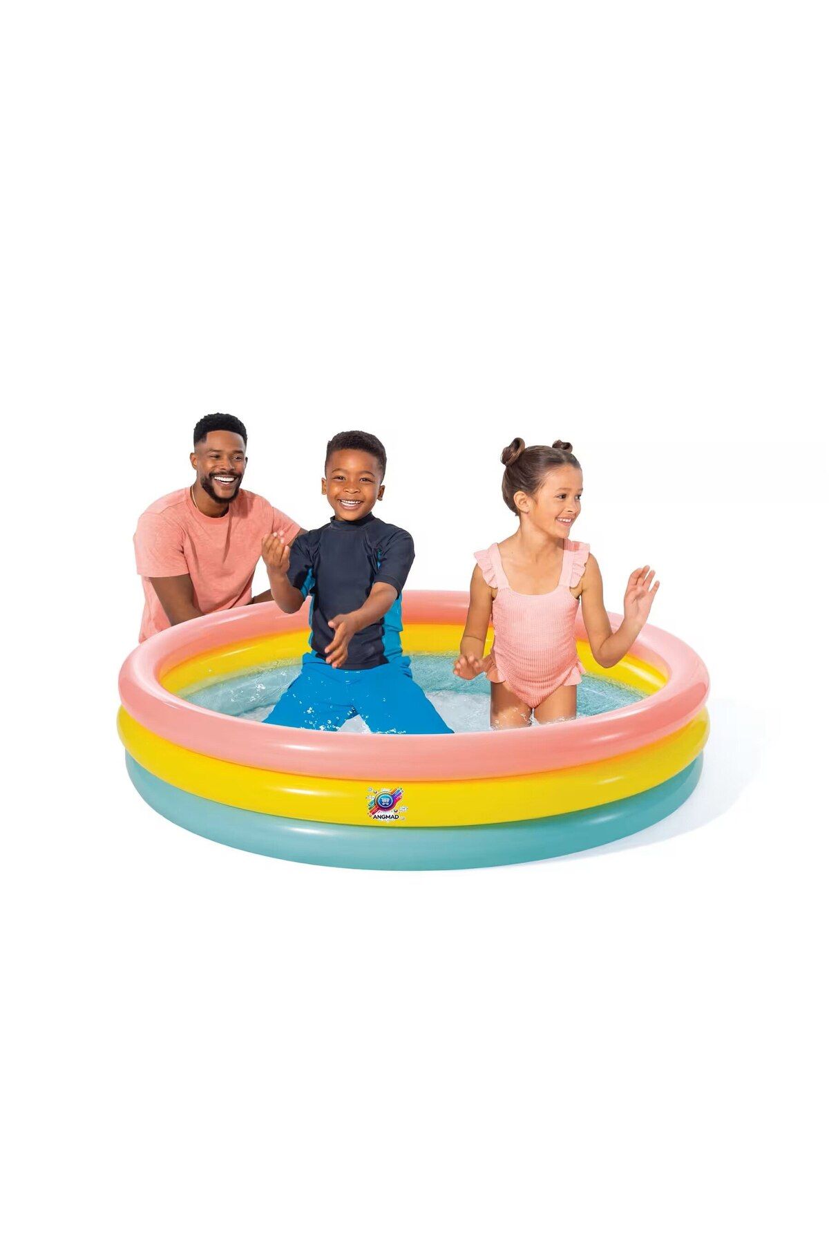Intex-Inflatable pool ANGMAD, diameter 86cm, height 25cm, maximum water level 15cm, multicolor, age 4