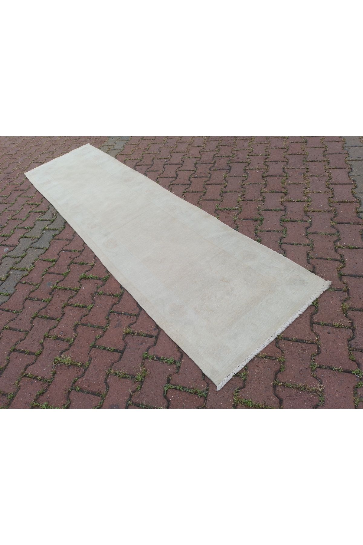 ŞAHMERDANOĞLU 76 x 282 Cm El Dokuması Vintec-Eskitme Yolluk Halı, Koridora Bohem Dekor CARMEN