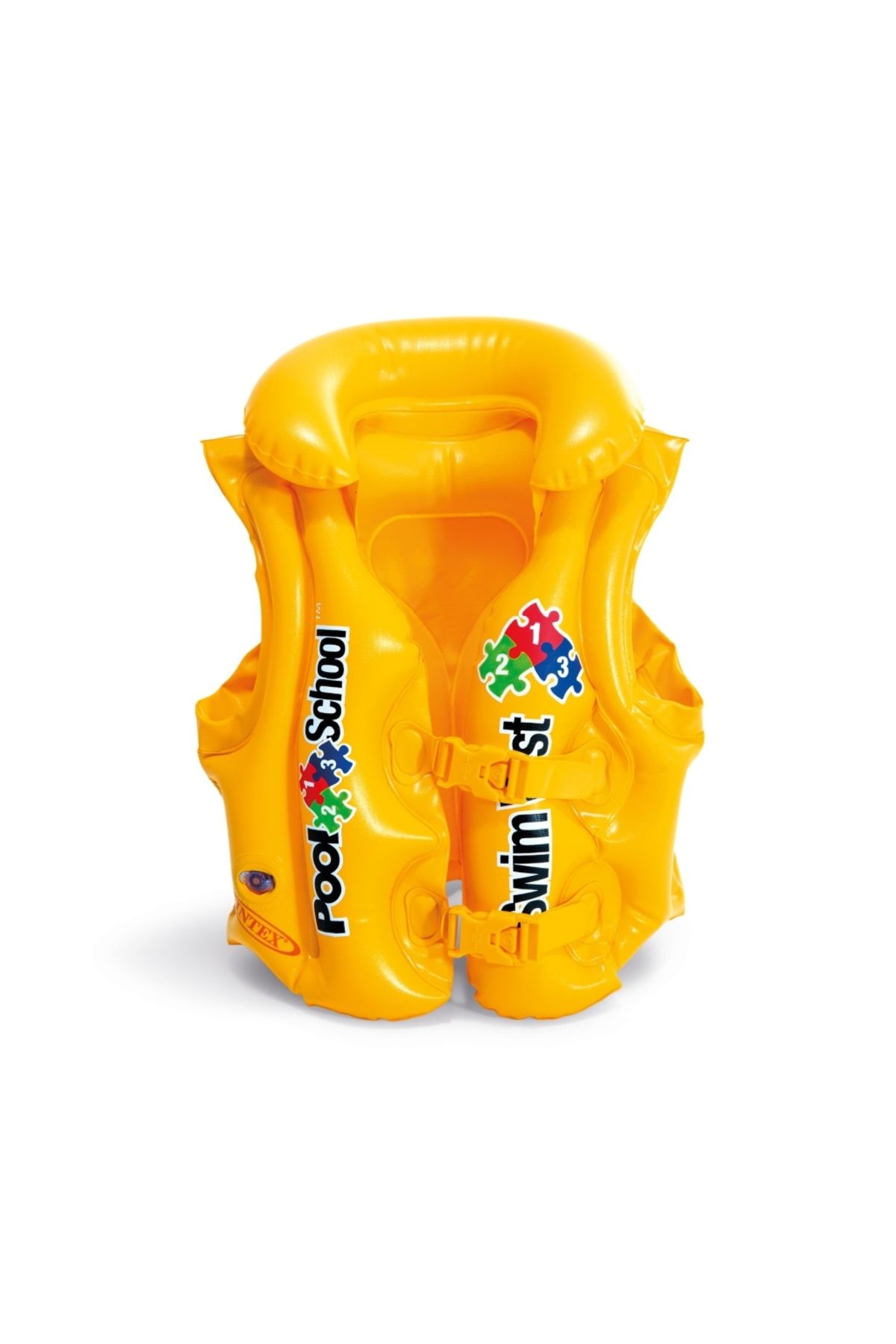 Sea Home Intex Deniz Plaj ve Havuz İçin Sarı Yakalı Çocuk Yelek 50x47 cm 6-12 Yaş M-58660