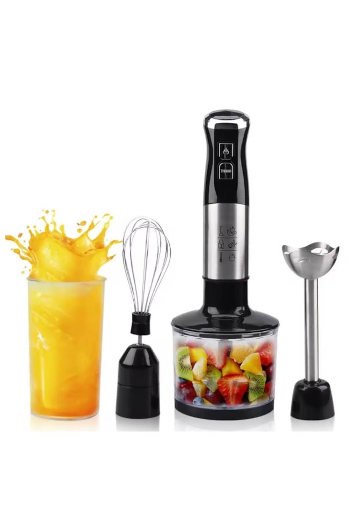 Rovitech-Blender Chopper Set 4 in 1, Mixer, 1500W Power with 9 Speeds and Turbo Function, 700ml Bowl 2