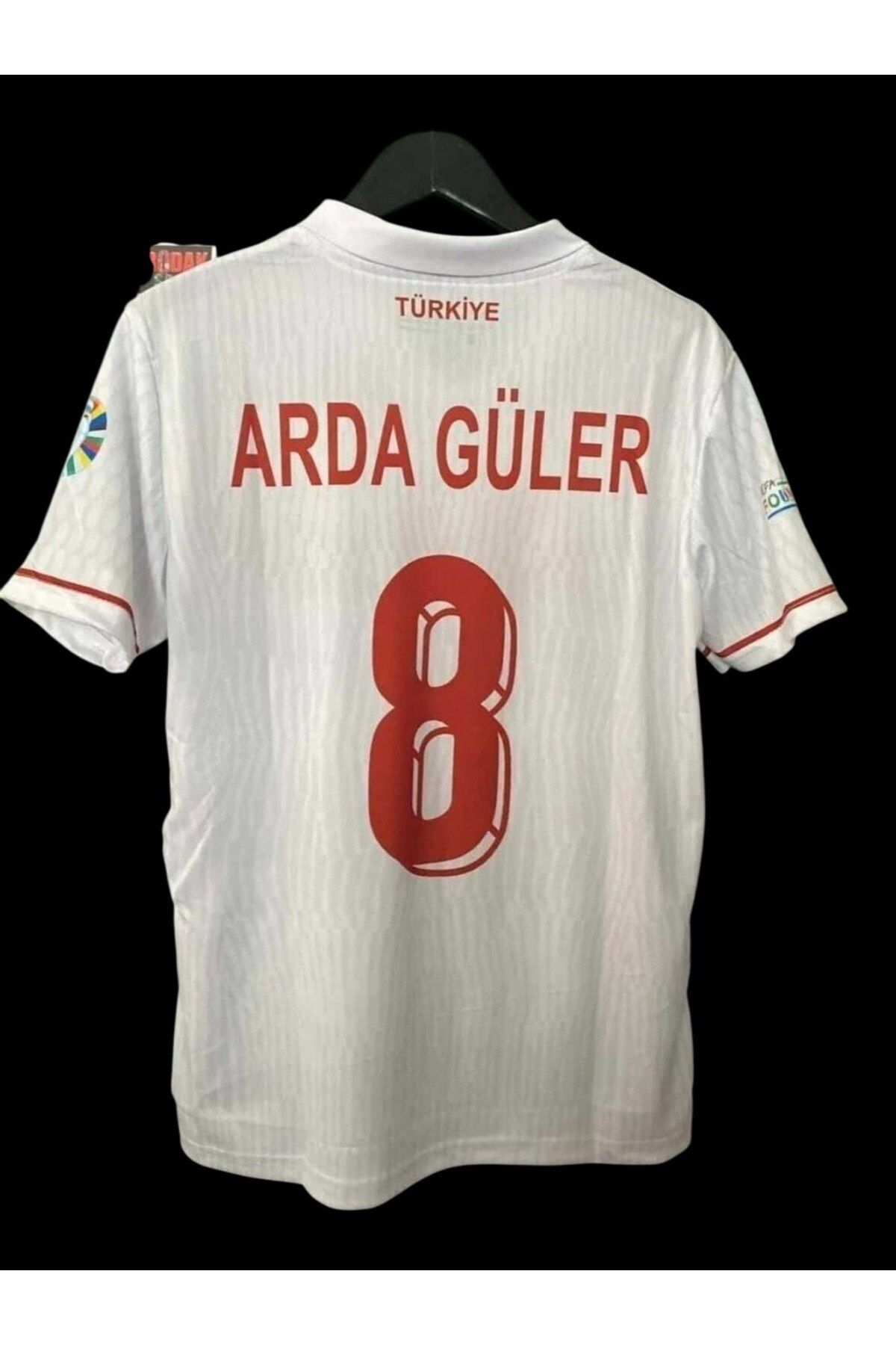 Atlas Global Milli Takım Euro 2024 A.r.d.a-G.ü.l.e.r 8 Numara Yetişkin Forması Beyaz