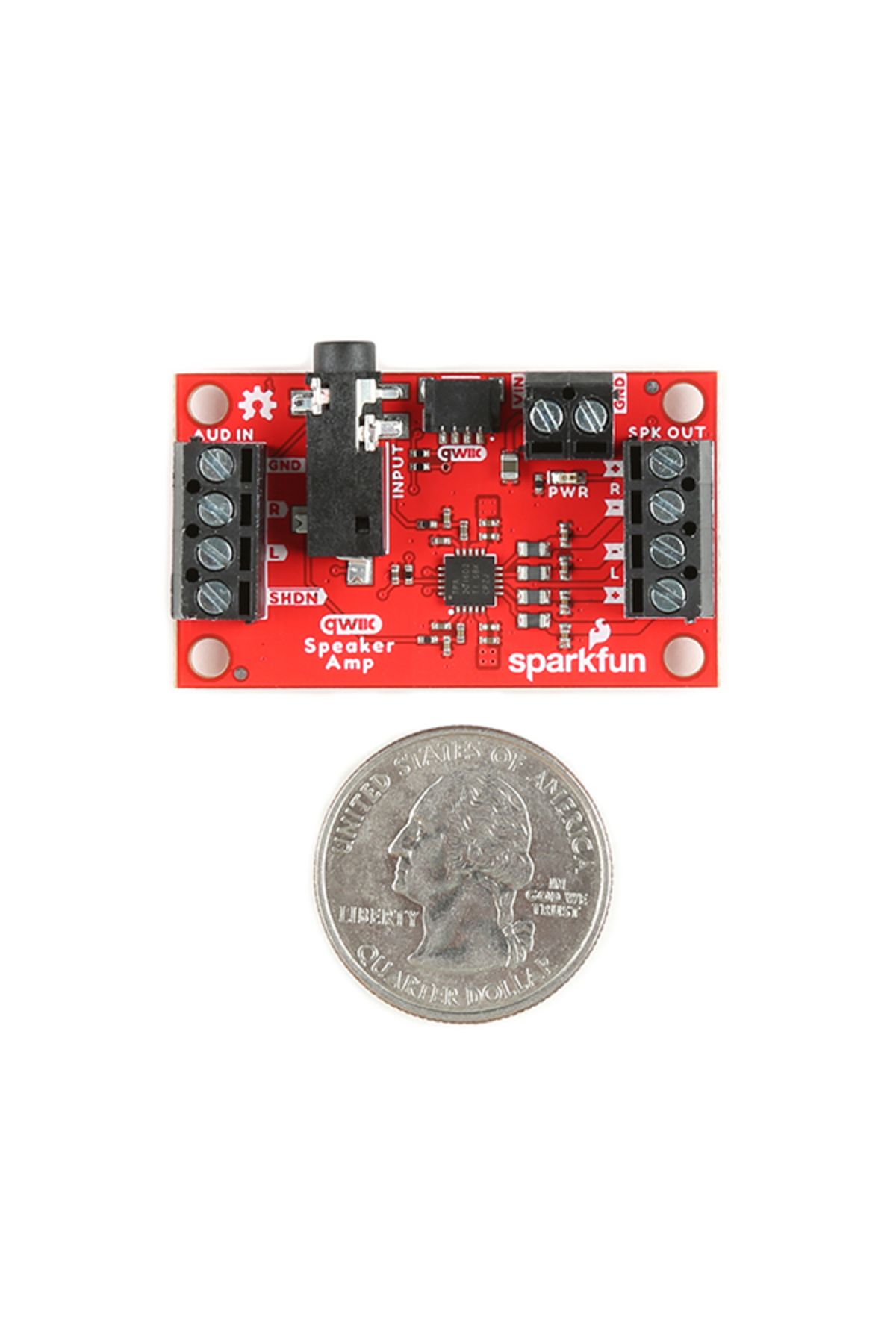 Sparkfun-audio amplifier breakout, with Qwiic 4
