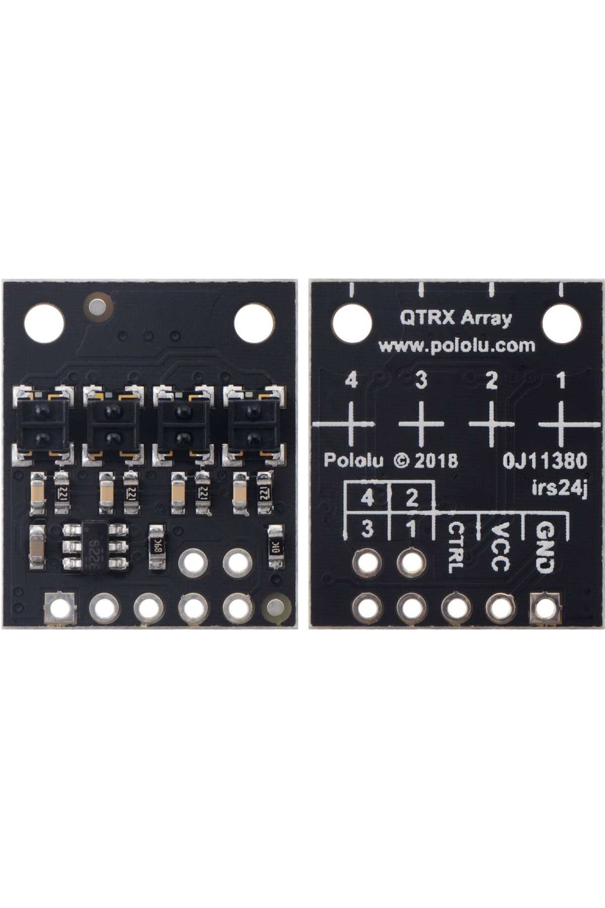 Pololu-Digital line sensor bar 4 QTRX-HD-04RC 3