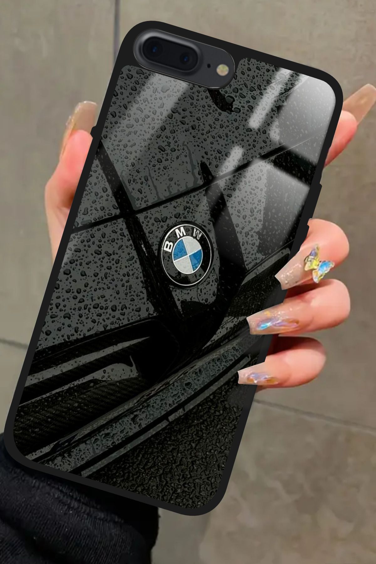 Snacase iPhone 8 Plus Uyumlu Araba Tasarımlı Glossy Premium Kılıf