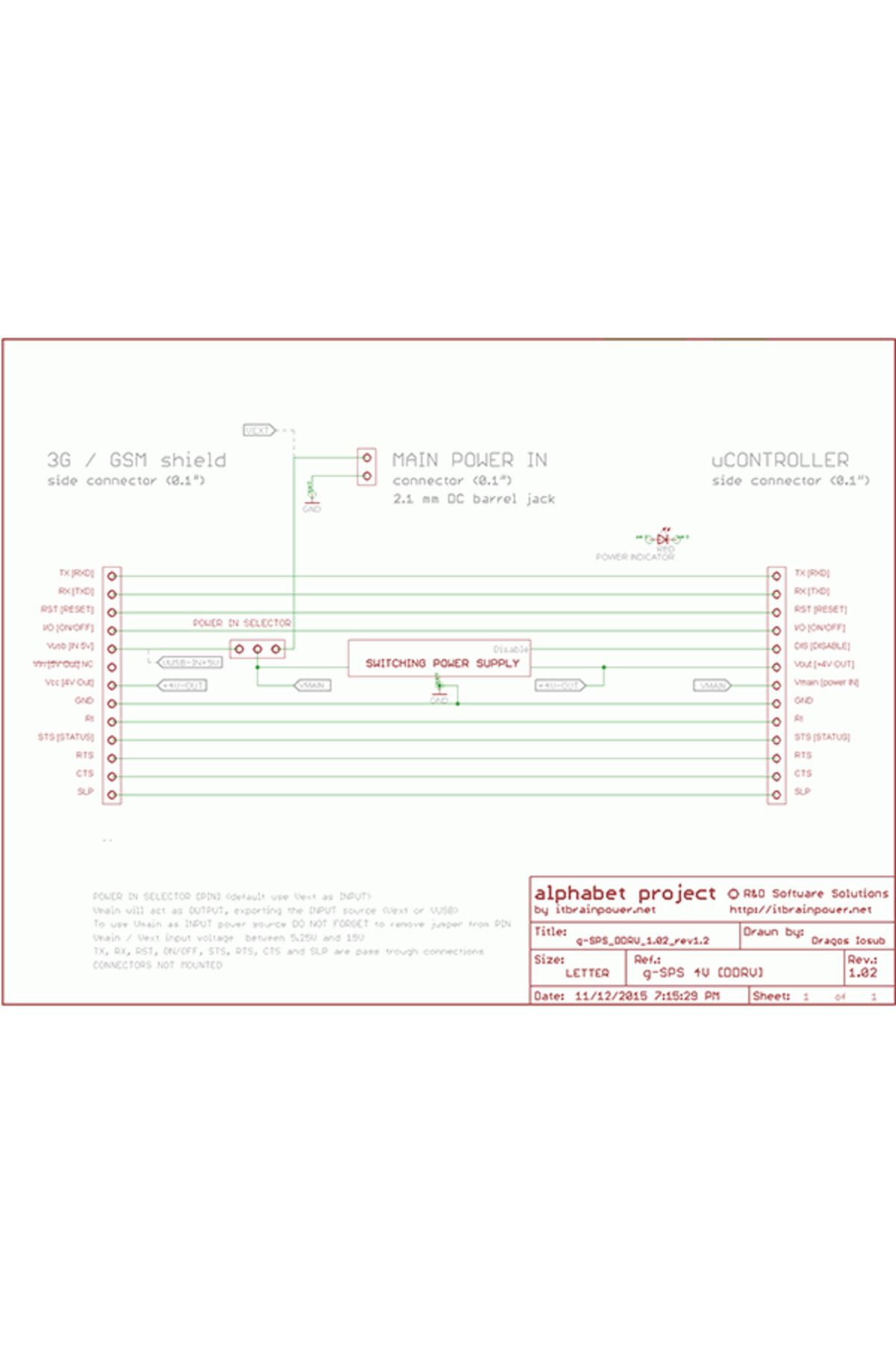 ROBOFUN-Switching Power Supply g-SPS 4V [DDRV] for d-u3G / c-uGSM 4