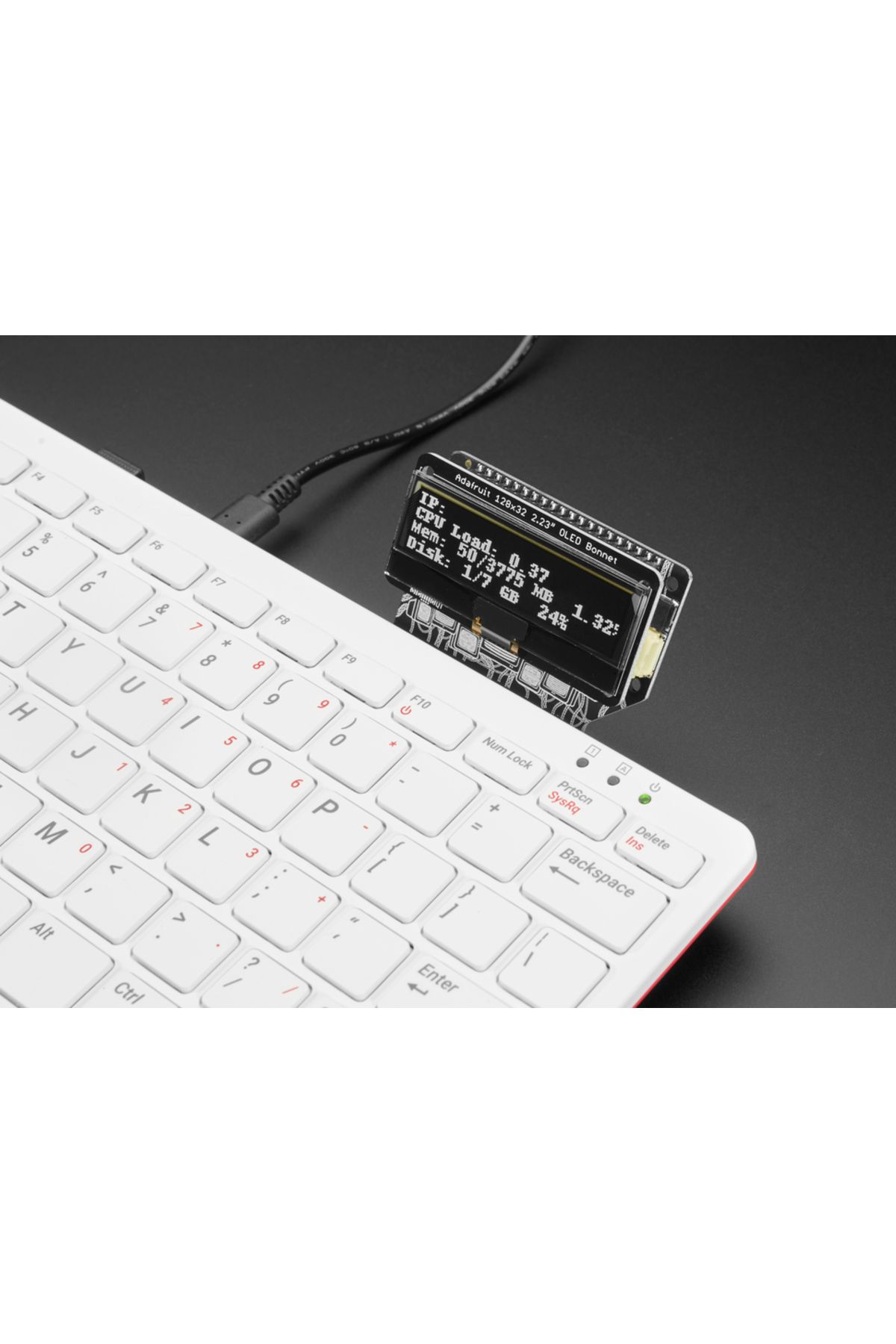 Adafruit-Cyberdeck Bonnet For Raspberry Pi 400 3