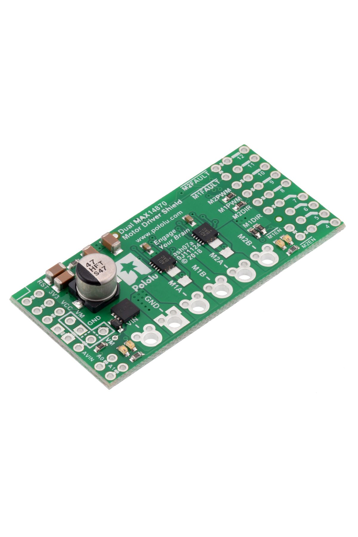 Sparkfun-Dual MAX14870 Motor Driver Shield for Arduino 2