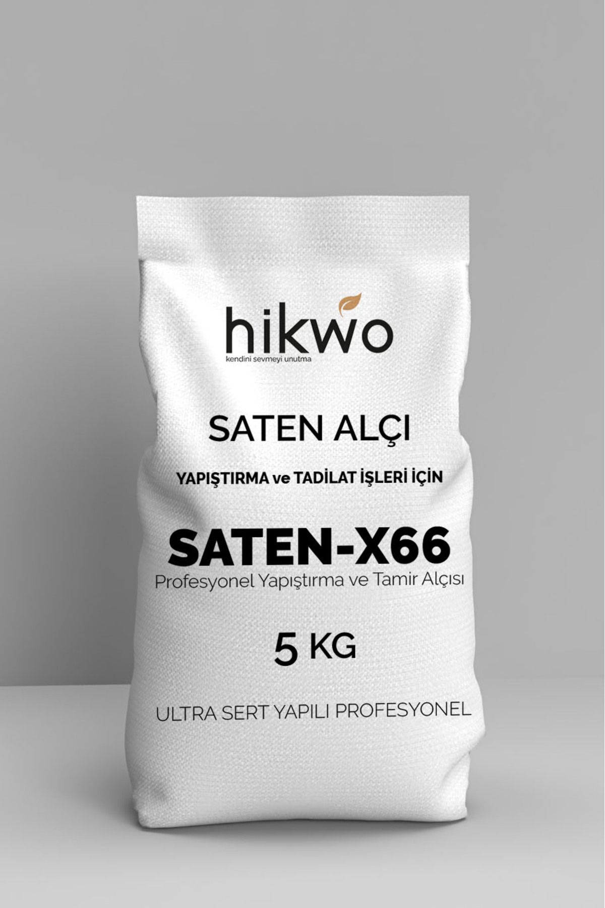 Hikwo SANTENX-66 - Saten Alçı - Tamir Alçısı 5 KG