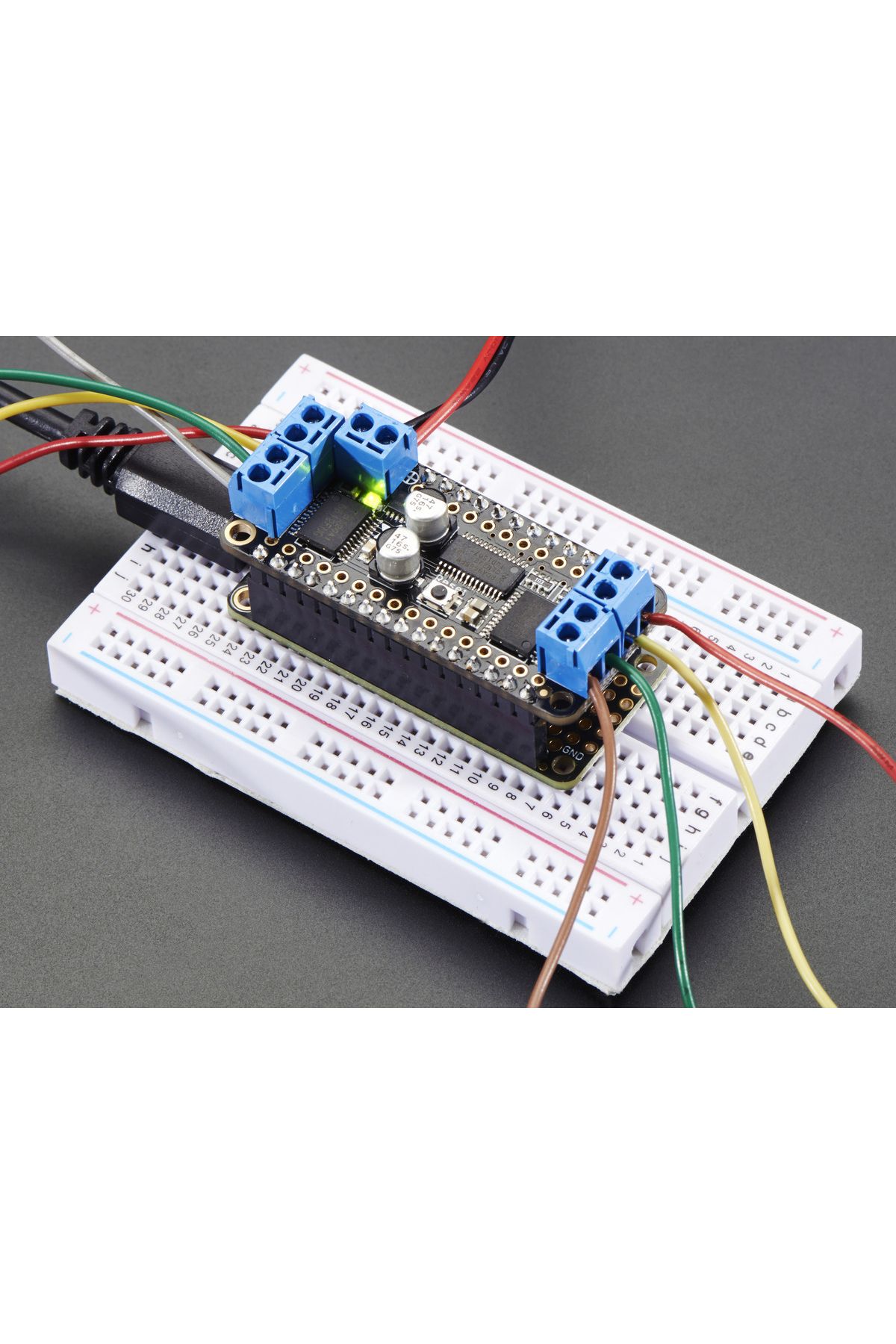 Adafruit-DC Motor + Stepper Shield for Feather 3