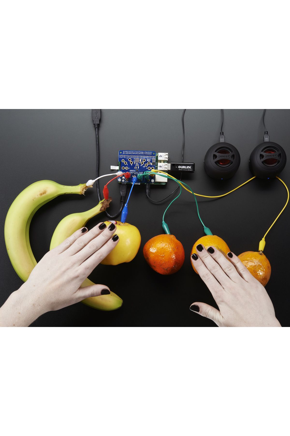 Adafruit-Capacitive Touch HAT for Raspberry Pi - Mini Kit - MPR121 3