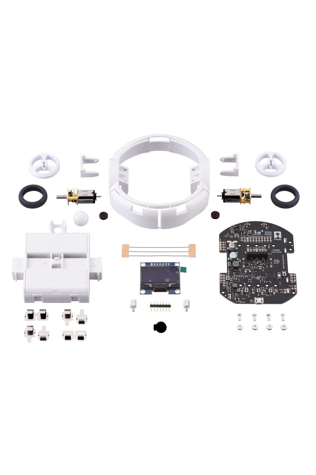 Pololu-3pi+ 32U4 OLED Robot Kit - Standard Edition (30:1 MP Motors) 1