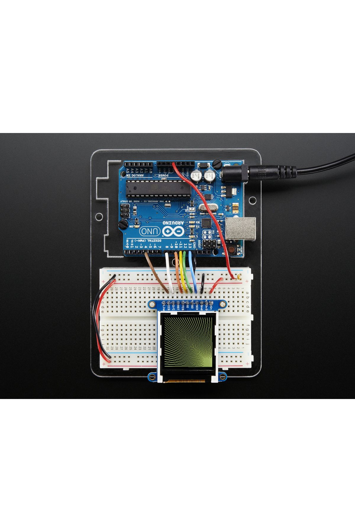 Adafruit-Color TFT LCD 1.44" with MicroSD Card breakout - ST7735R 5