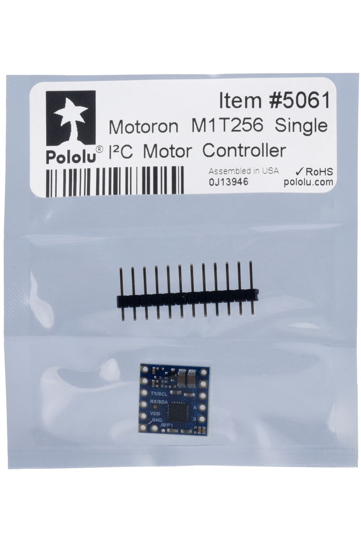 Pololu-Motoron M1T256 motor controller, unique I²C interface 5