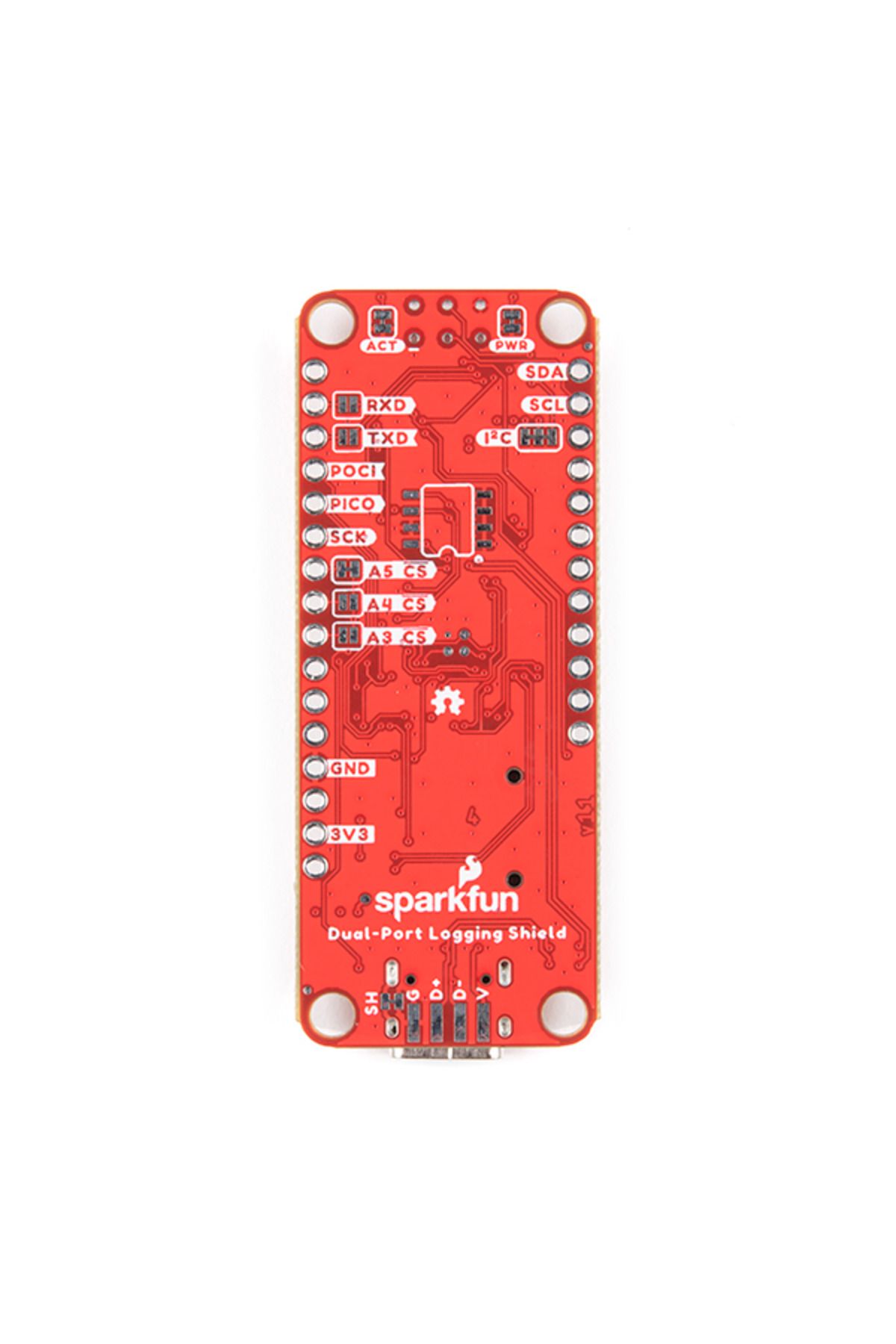 Sparkfun-Thing Plus Dual-Port Logging Shield 3