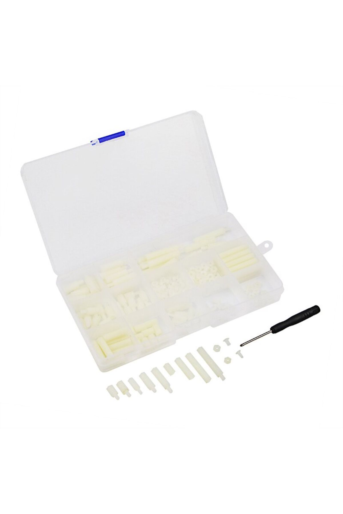 ROBOFUN-White nylon screw set for Raspberry Pi 2