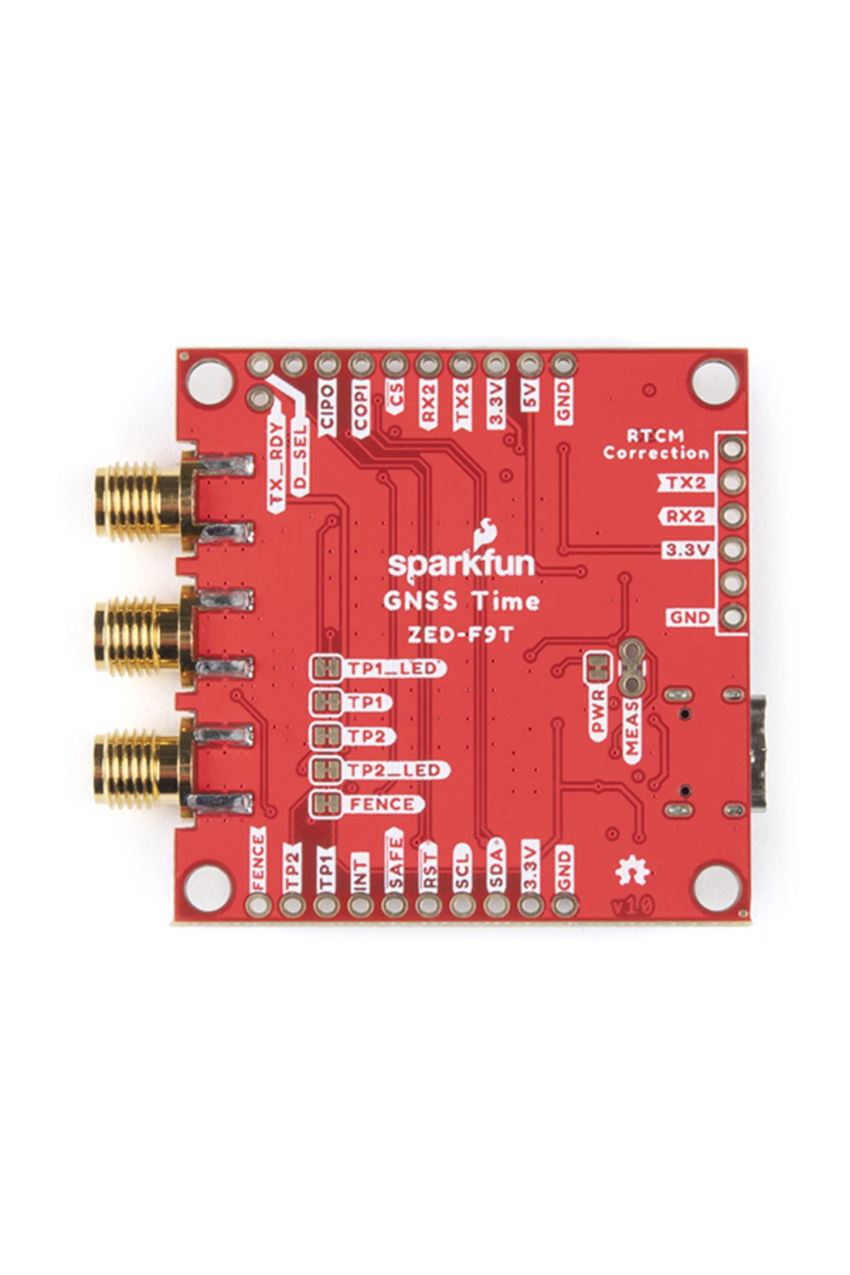 Sparkfun-ZED-F9T multi-band GNSS breakout (Qwiic) 3