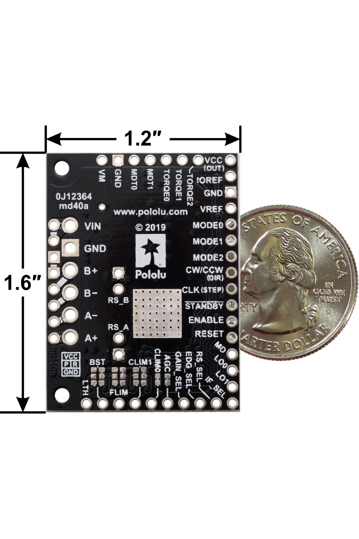 Pololu-TB67S128FTG breakout stepper motor driver 3
