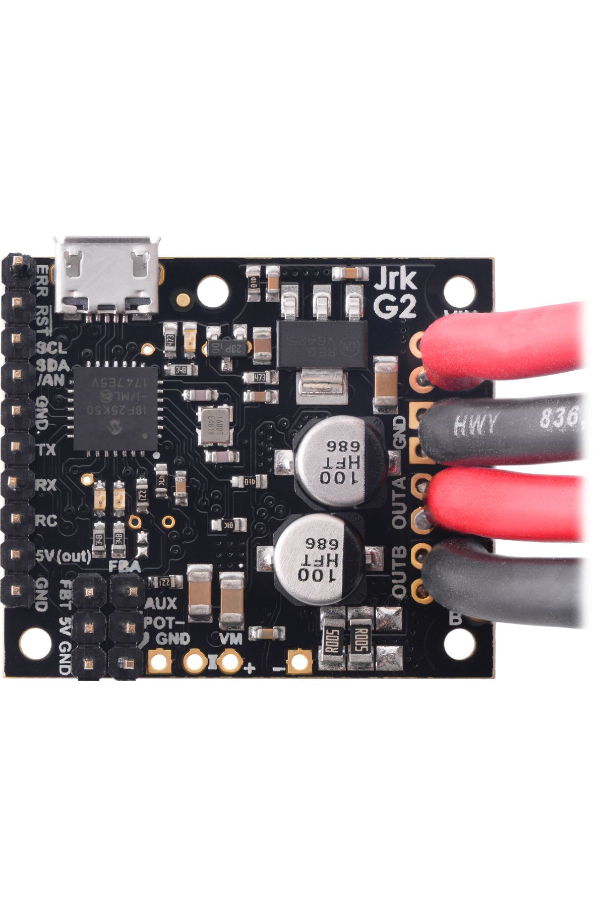 Pololu-Jrk G2 18v19 USB Motor Controller with Feedback 7