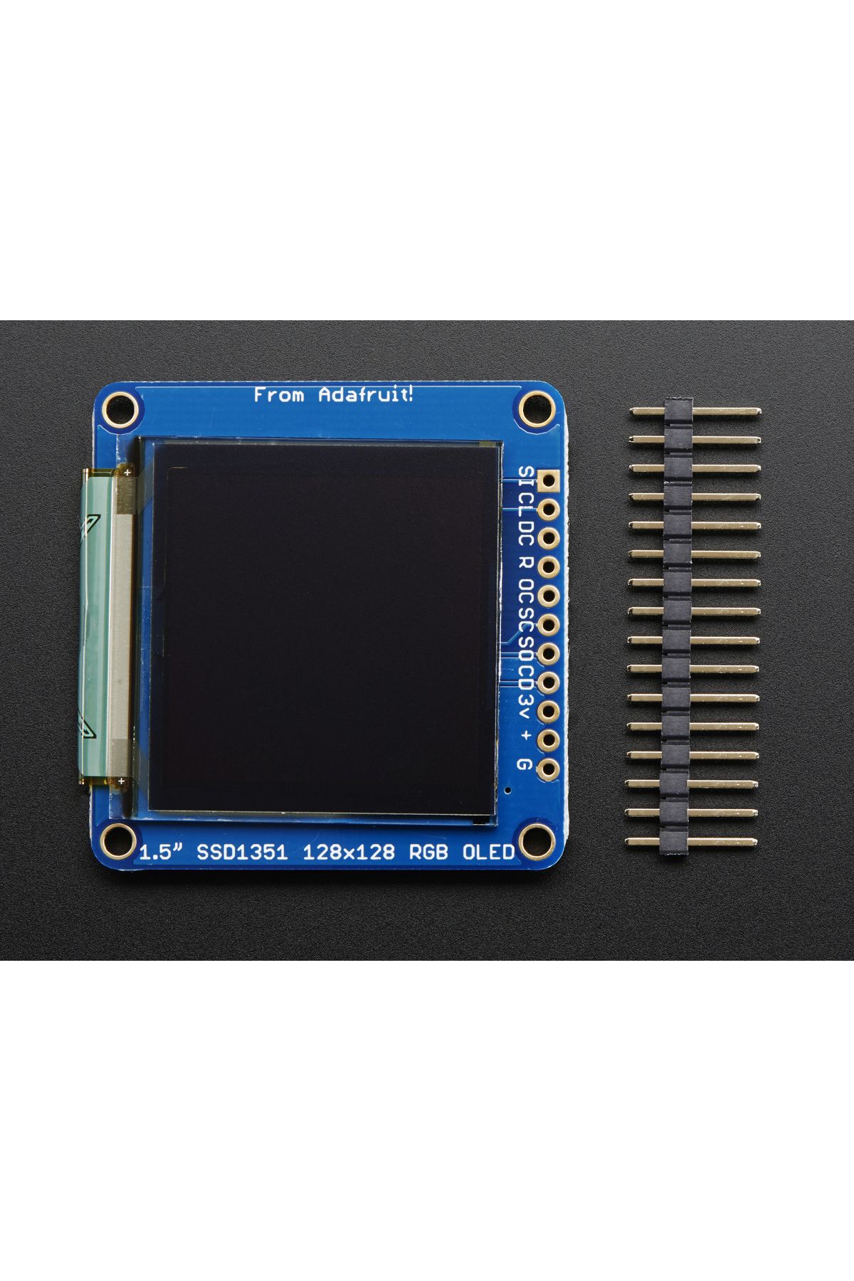 Adafruit-OLED Breakout Board - 16-bit Color 1.5" w/microSD 2