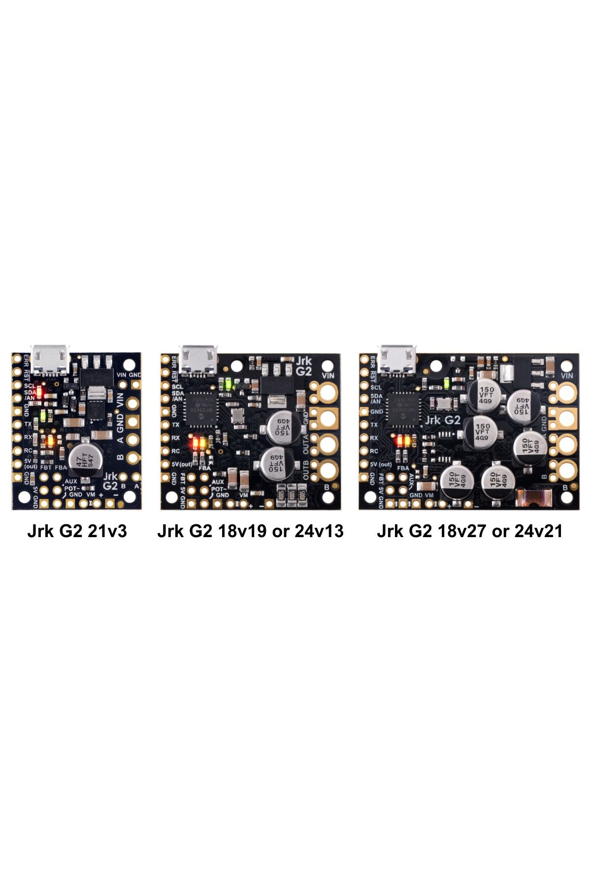 Pololu-Jrk G2 18v19 USB Motor Controller with Feedback 12