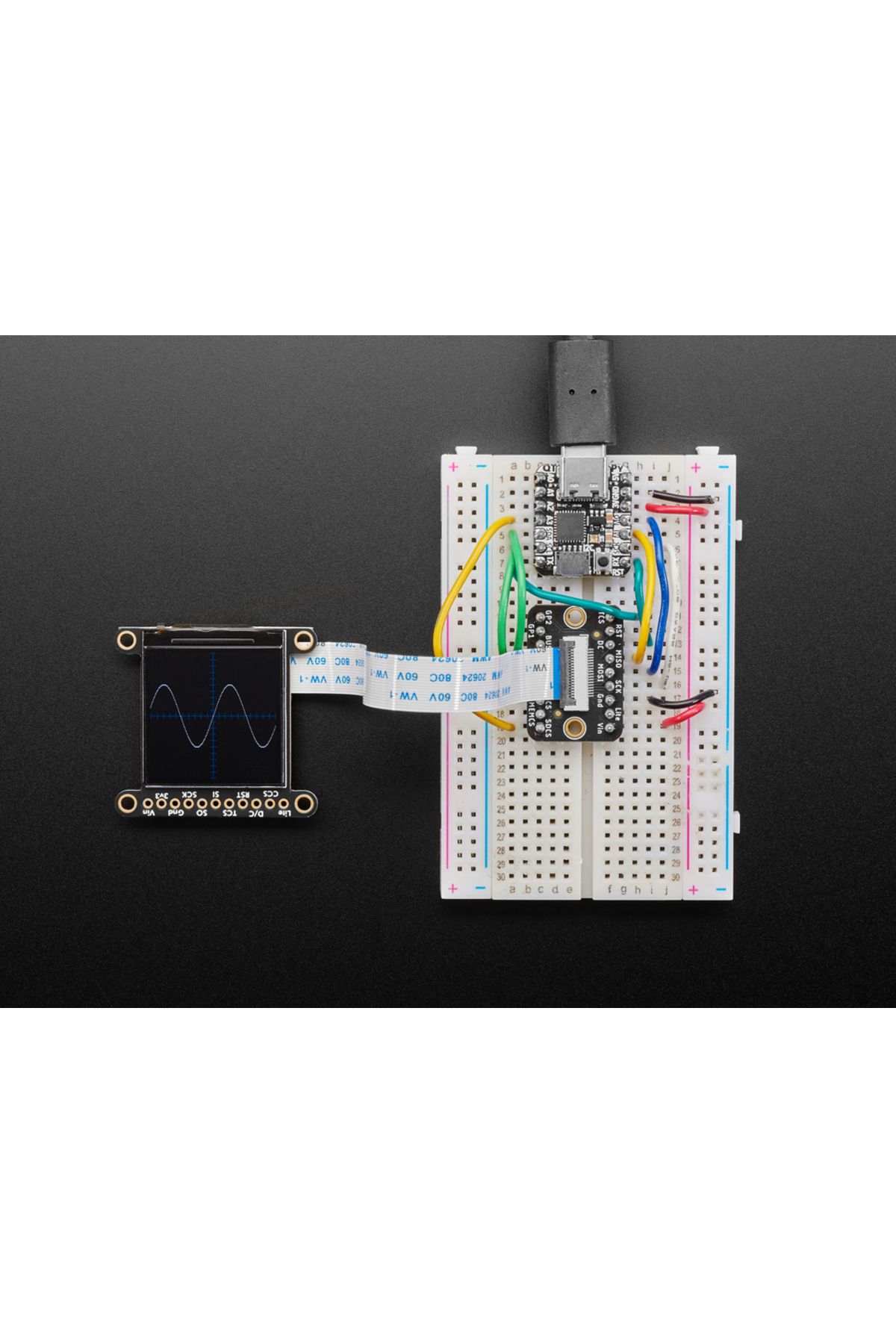 Adafruit-3.3cm Tft Lcd Display, 240x240, Microsd - St7789 10