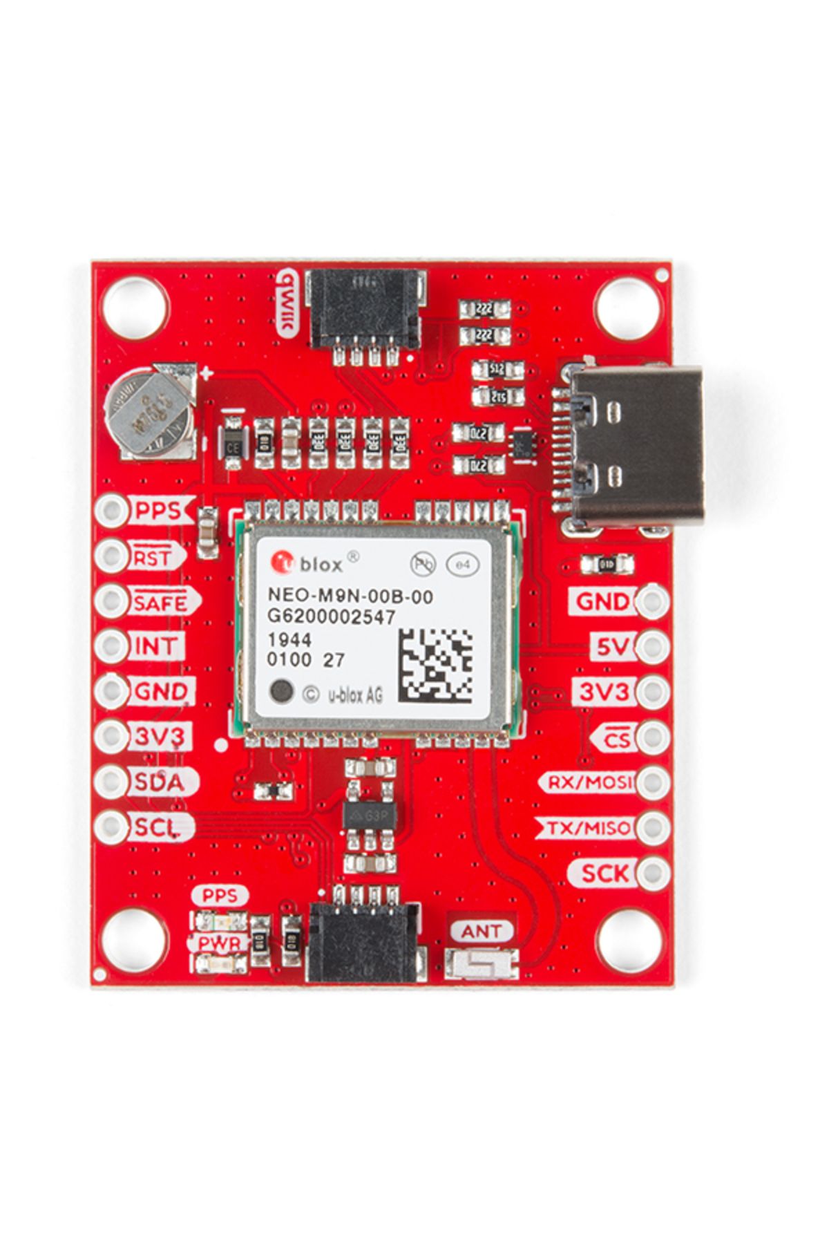 Sparkfun-Breakout GPS SparkFun with NEO-M9N, chip antenna (Qwiic) 4
