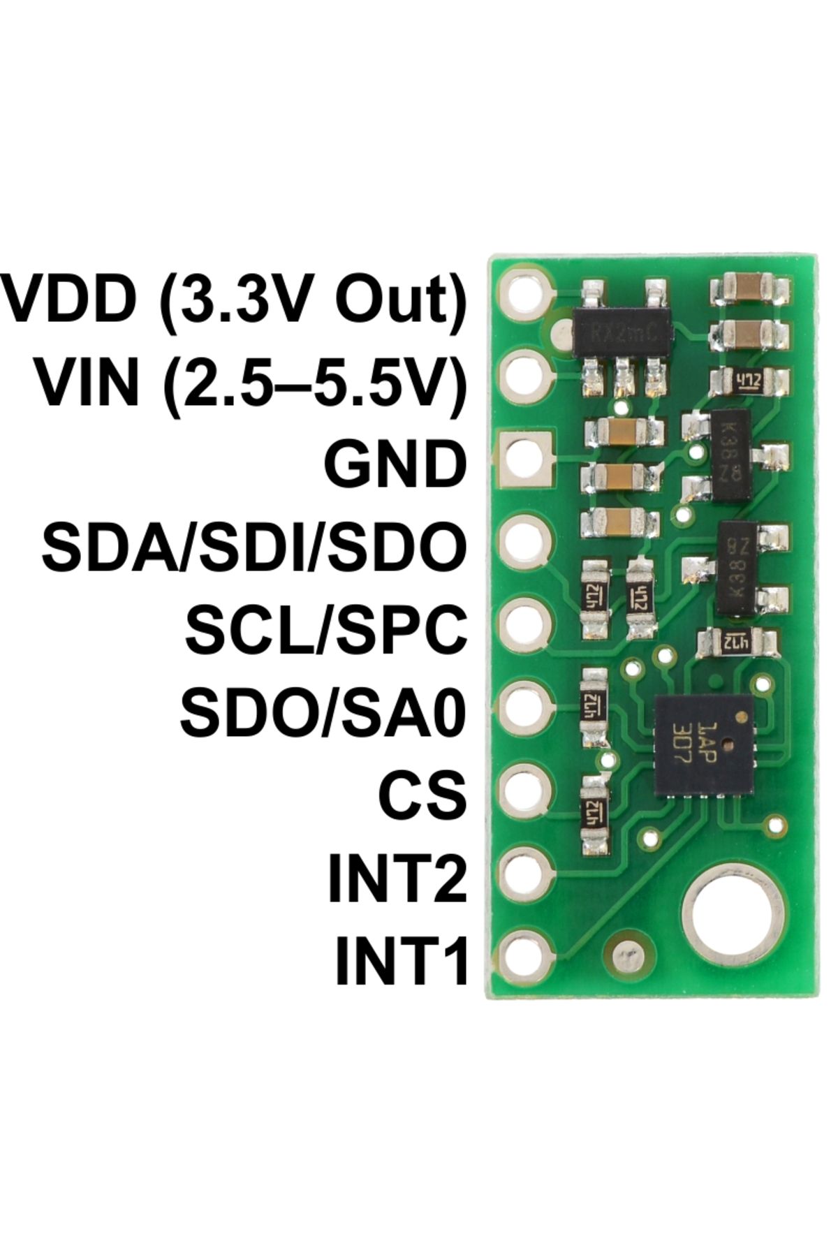 Pololu-LPS331AP pressure/altitude sensor breakout with stabilizer 4