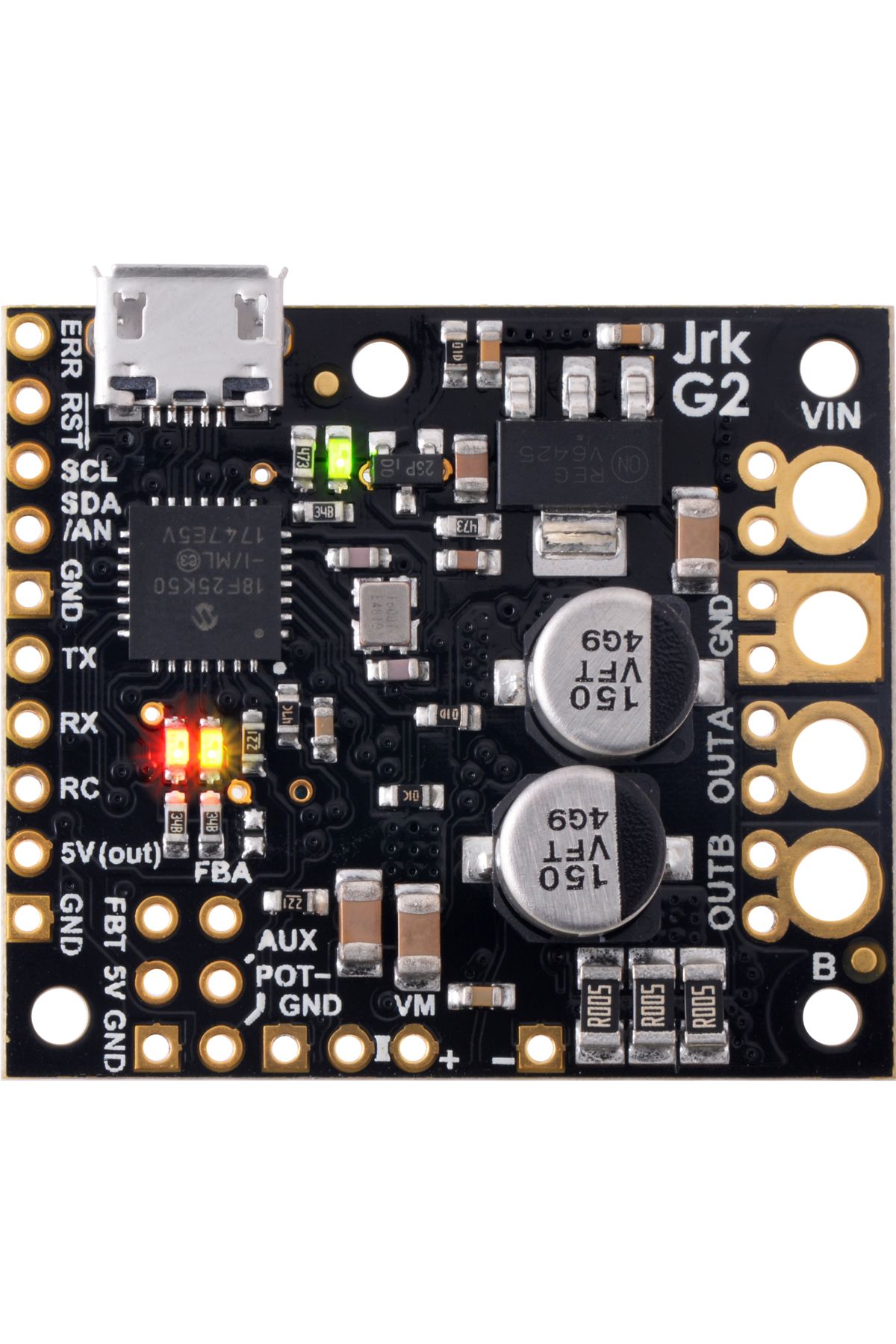 Pololu-Jrk G2 18v19 USB Motor Controller with Feedback 2