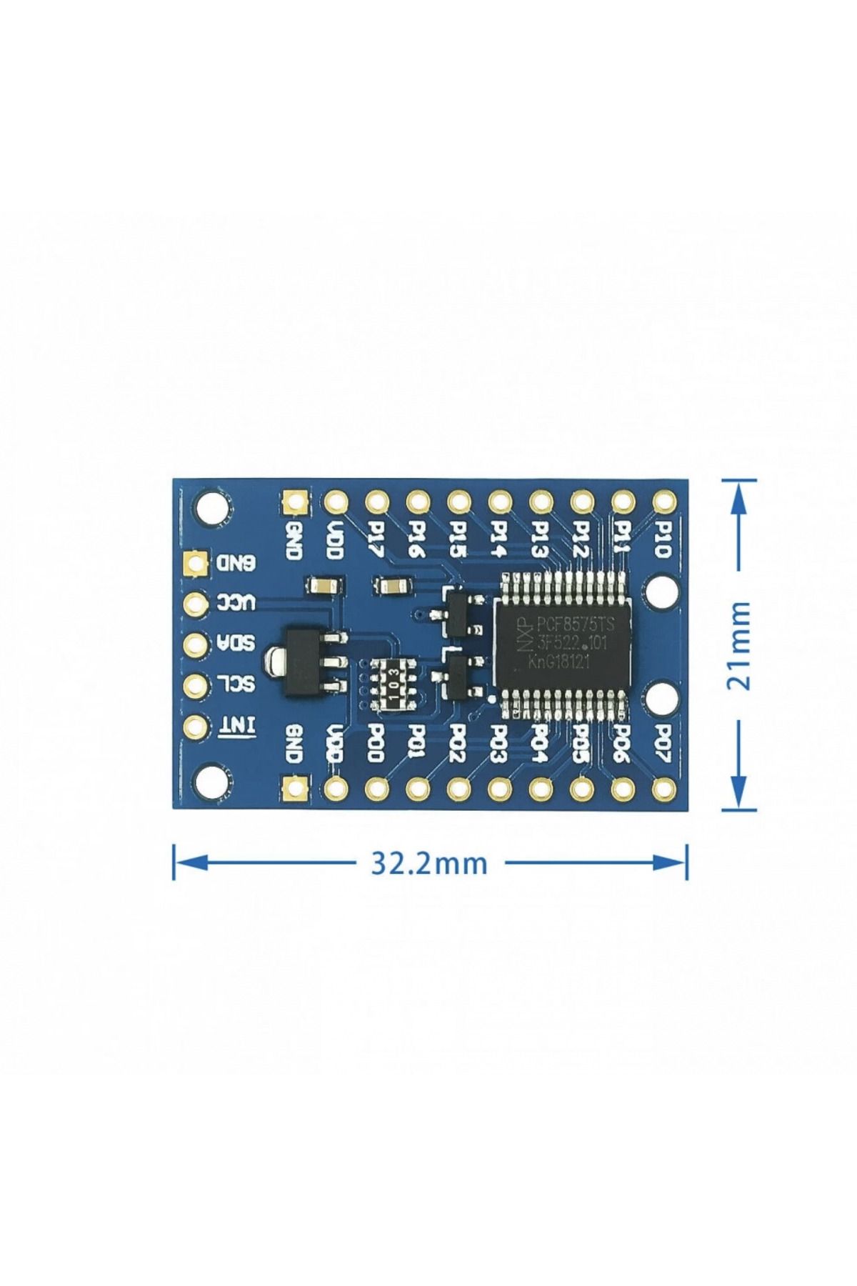 ROBOFUN-PCF8575 Remote 16 Bits I2C IIC SMBus I/O Expand 2