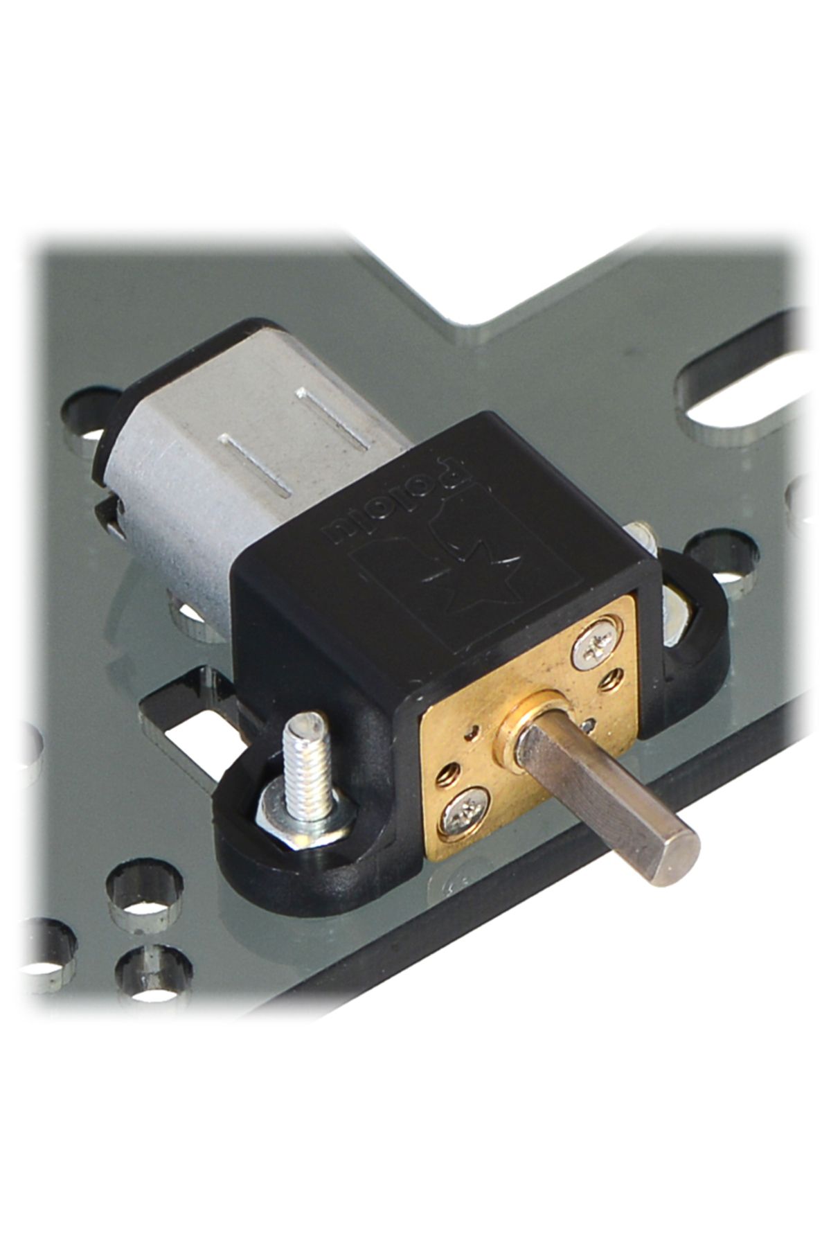 Pololu-Micro Metal Electric Motor 15:1 Hpcb 6v With Extended Shaft For Encoder 4