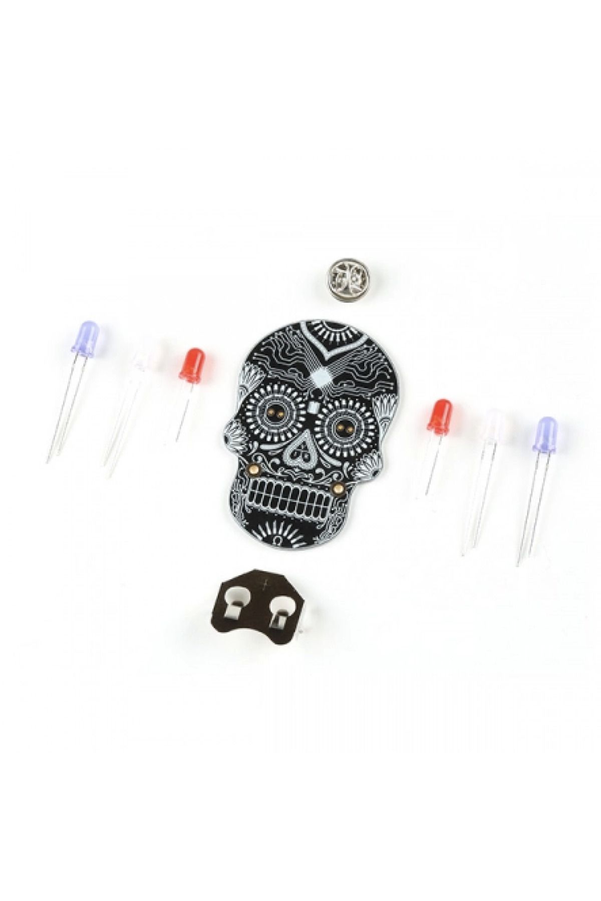 Sparkfun-Day of the Geek Badge Glue Kit - black/white 1