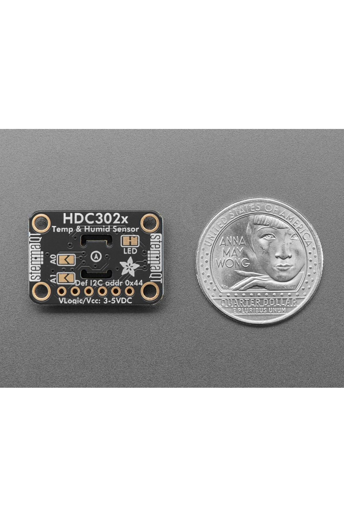 ROBOFUN-Adafruit HDC3022 Precision Temperature and Humidity Sensor - STEMMA QT / Qwiic 5