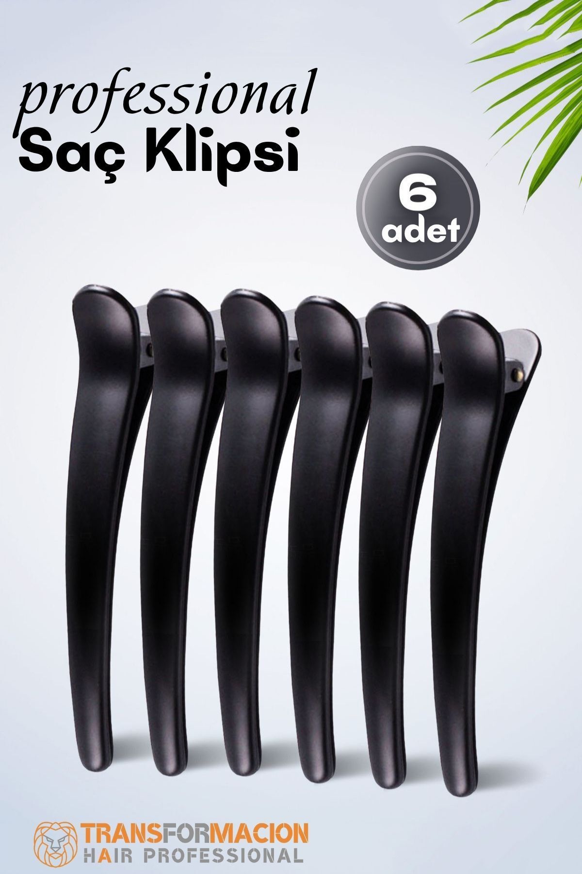 Transformacion Kuaför Saç Klipsi - Profesyonel Toka 6 lı SET 721792