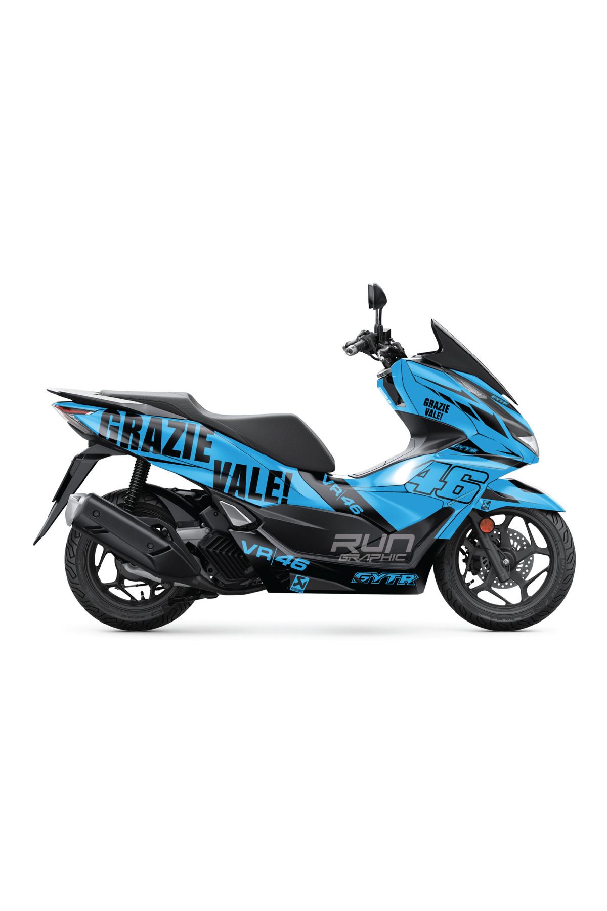 Run Grafik Shop HONDA PCX 2021-2024 GRAZİE VALE KAPLAMA GRAFİK SETİ KİT
