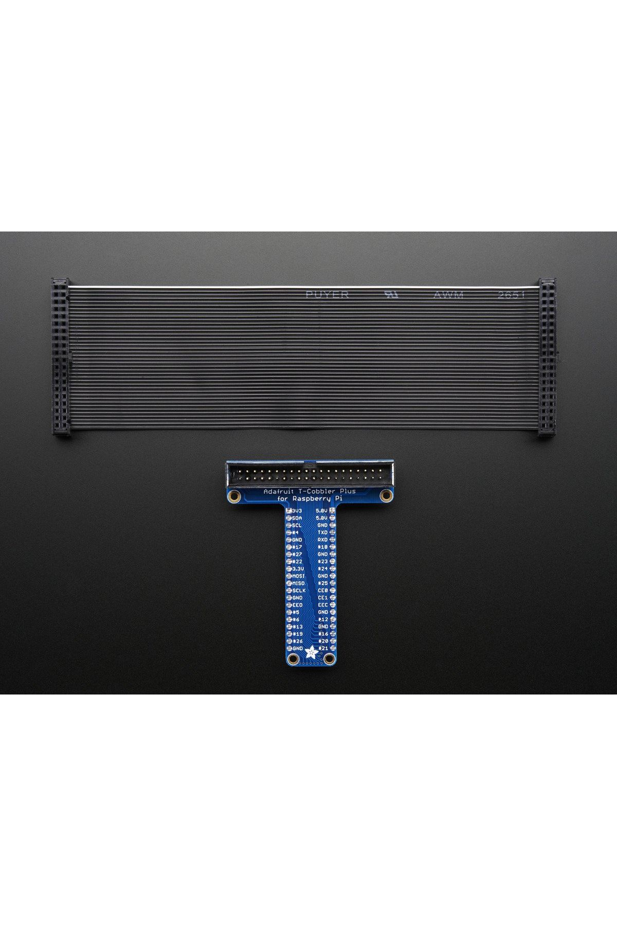 Adafruit-Pi T-Cobbler Plus - GPIO - for RasPi A+/B+/Pi 2/Pi 3 4