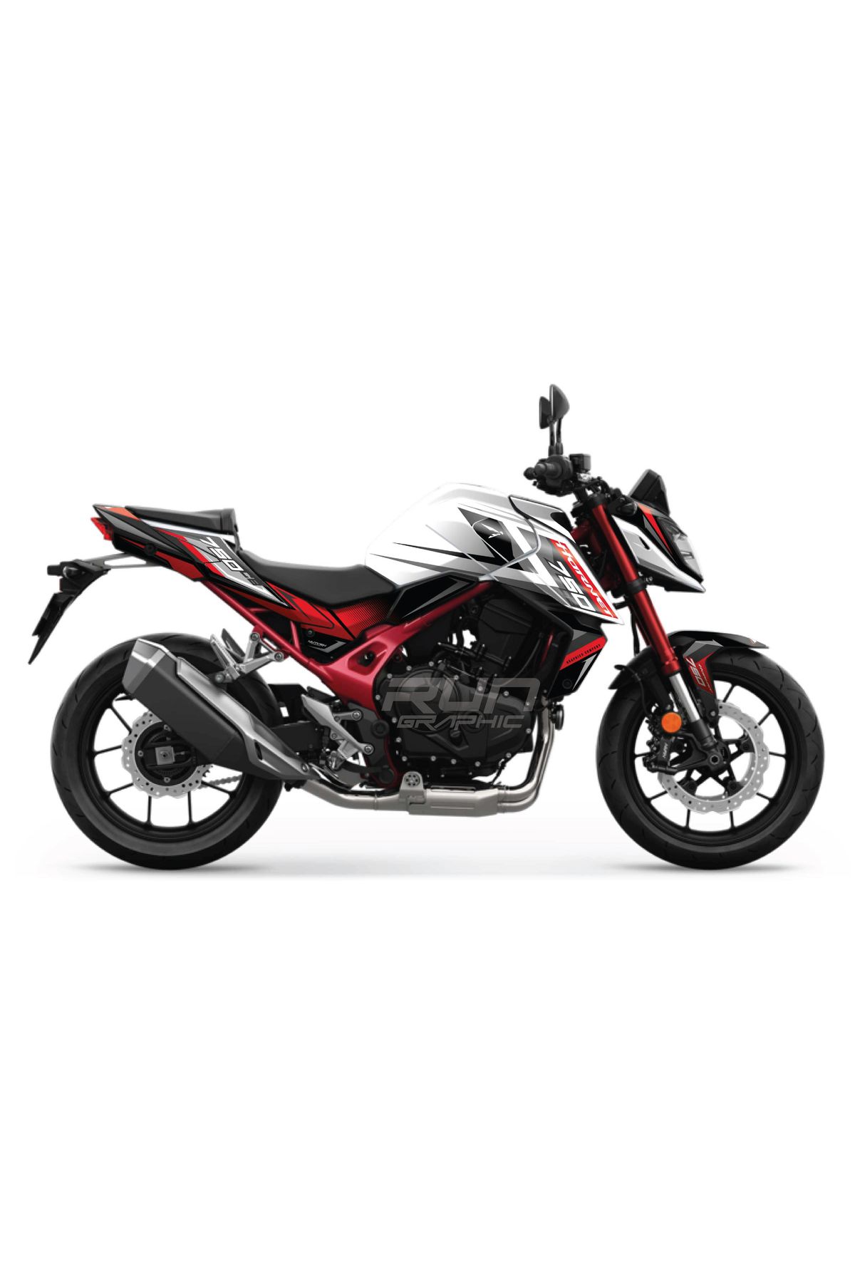 Run Grafik Shop HONDA HORNET 750 2023-2025 LEVEL KAPLAMA GRAFİK SET KİT