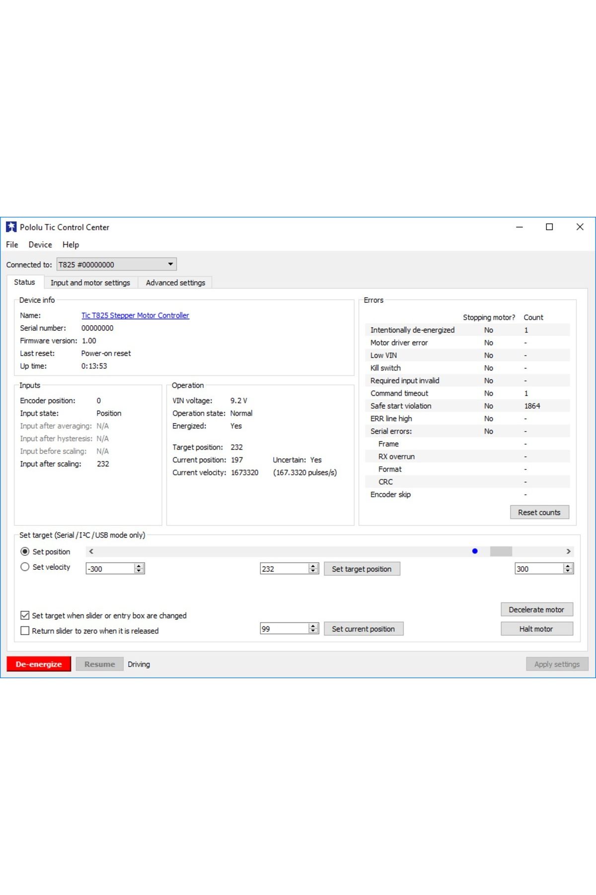 Pololu-Tic T500 USB Multi-Interface Stepper Motor Controller 4
