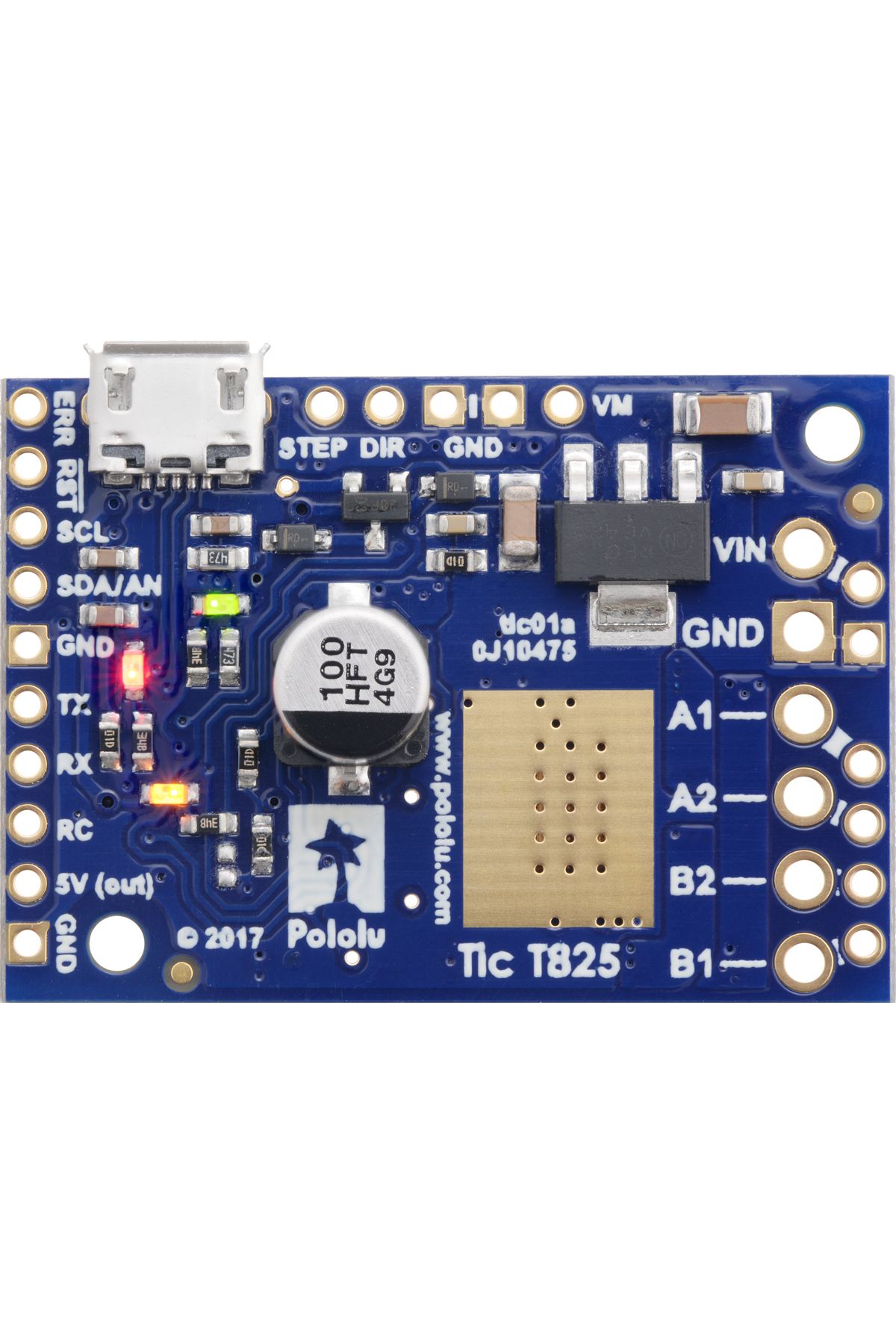 Pololu-Tic T825 USB Multi-Interface Stepper Motor Controller 4