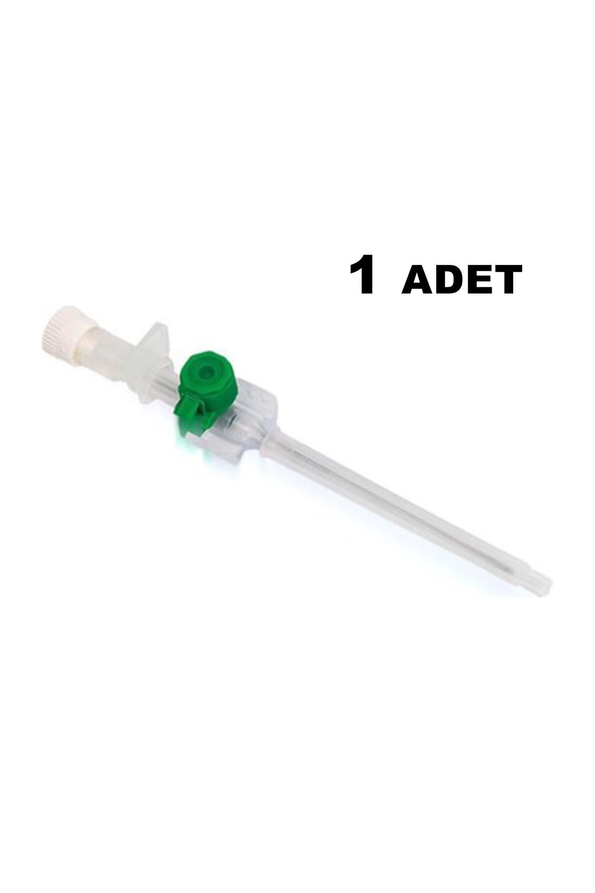 Bıçakçılar Piercing Delim İğnesi 1,3mm Yeşil Anjiokat Intraket Kanül Kulak,Dudak,Kaş piercing delim iğnesi 1 AD