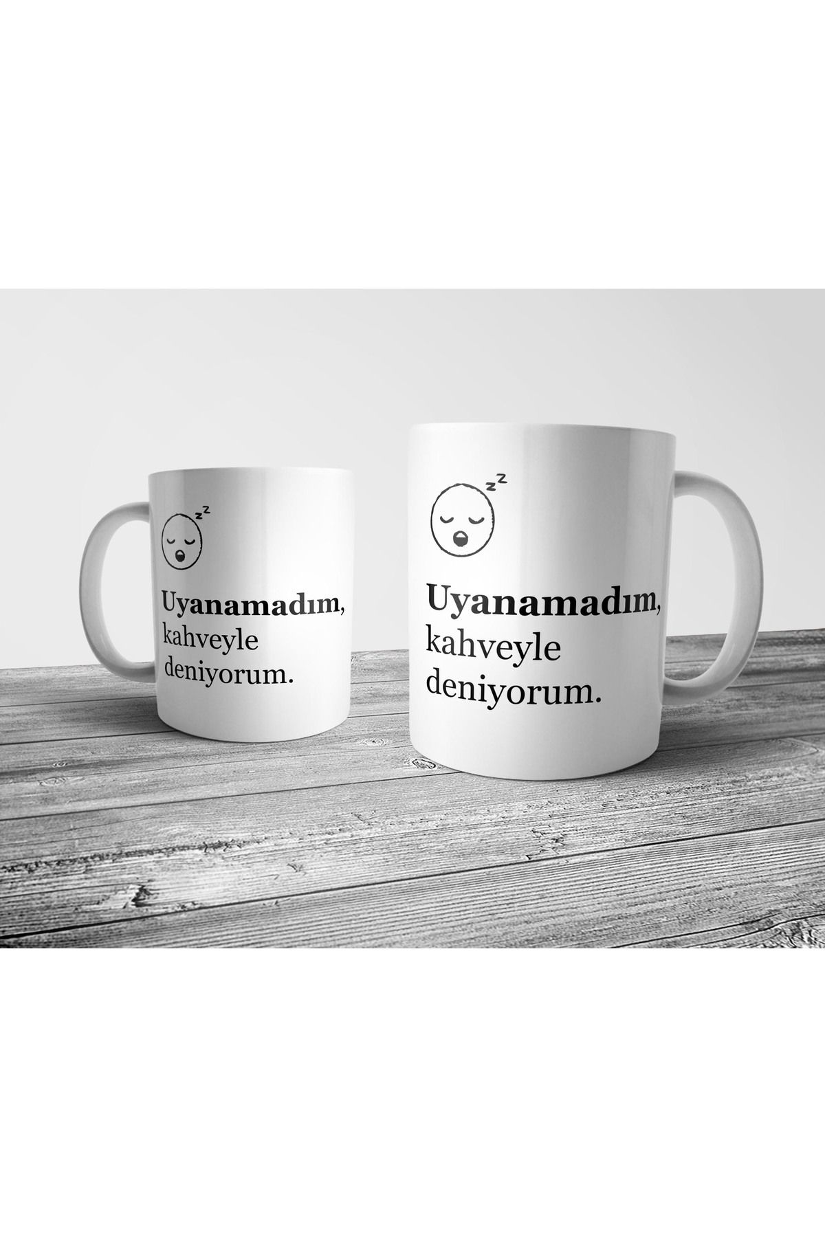 Pixxa Kahve ve Uyku - Kahve Sevgisi Kupa Bardak Model 1