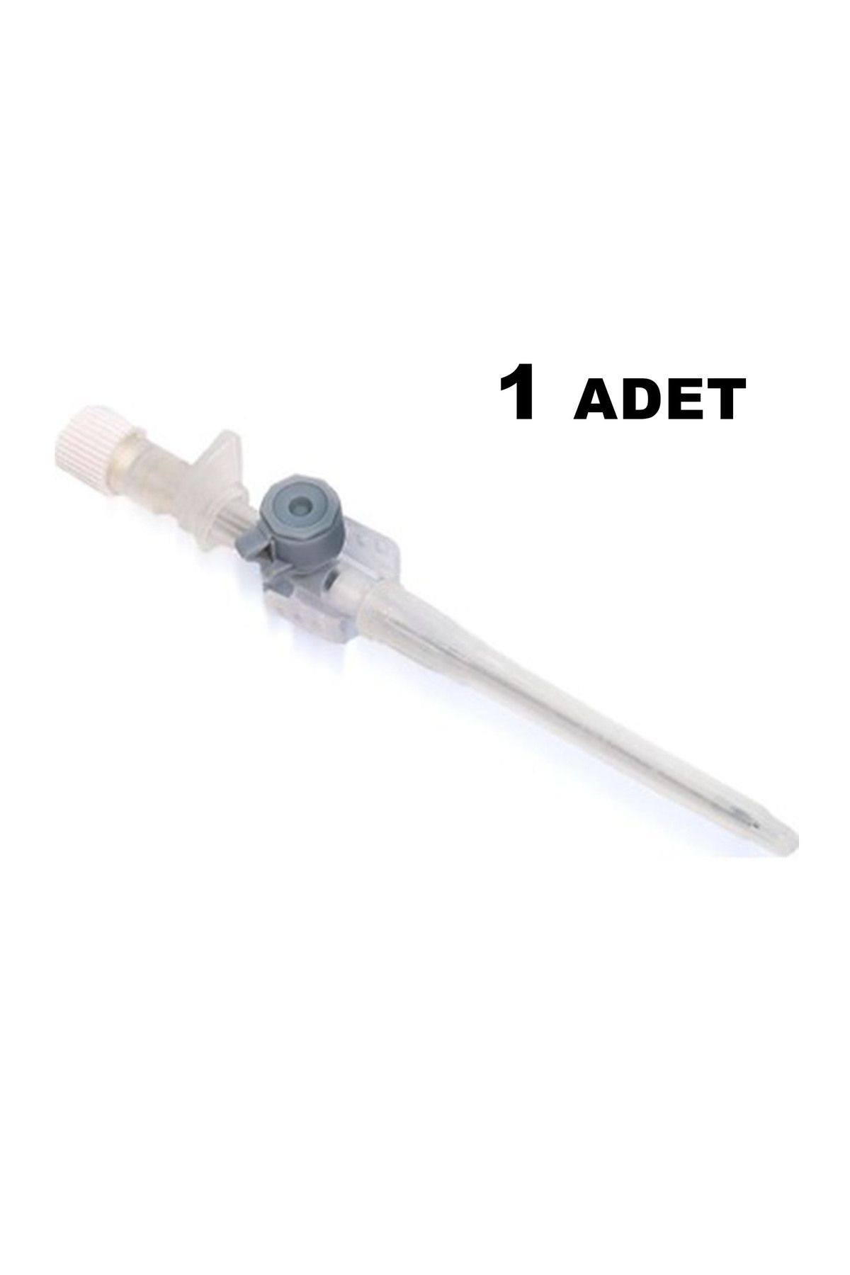 Bıçakçılar Piercing Delim İğnesi 1,7 mm Gri Anjiokat Intraket Kanül İğnesi Göbek ve Dil delim iğnesi 1 ADET